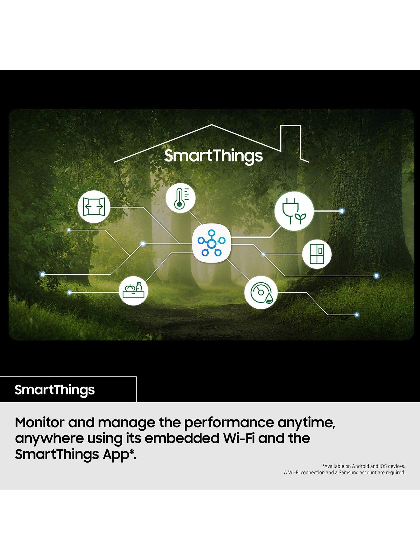  image of samsung-bespoke-rz32c7bdeb1eu-tall-freezer-with-spacemaxtrade-technologynbspnbsp--black-stainless
