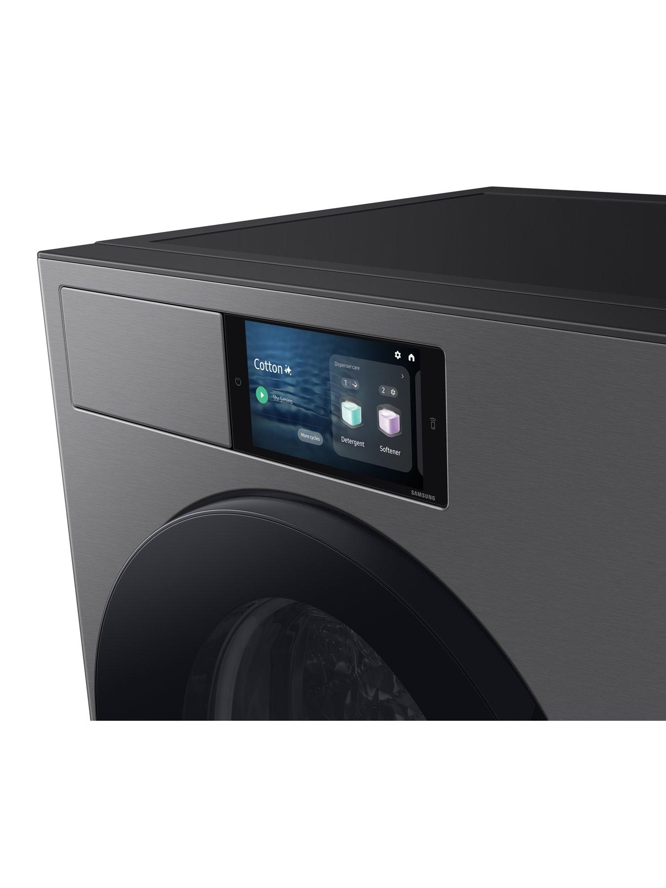 Image 6 of 8 of Samsung Series 9 AI Home WF90F09C4SU1 9kg Load 1400rpm Spin Smart Washing Machine - Dark Silver