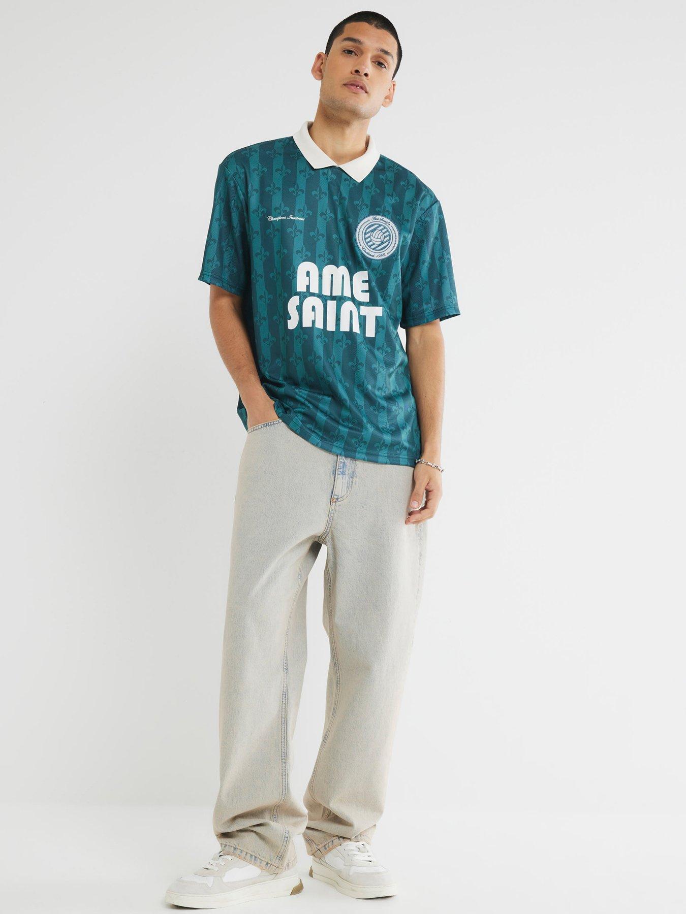 river-island-mesh-football-polo-shirt-green