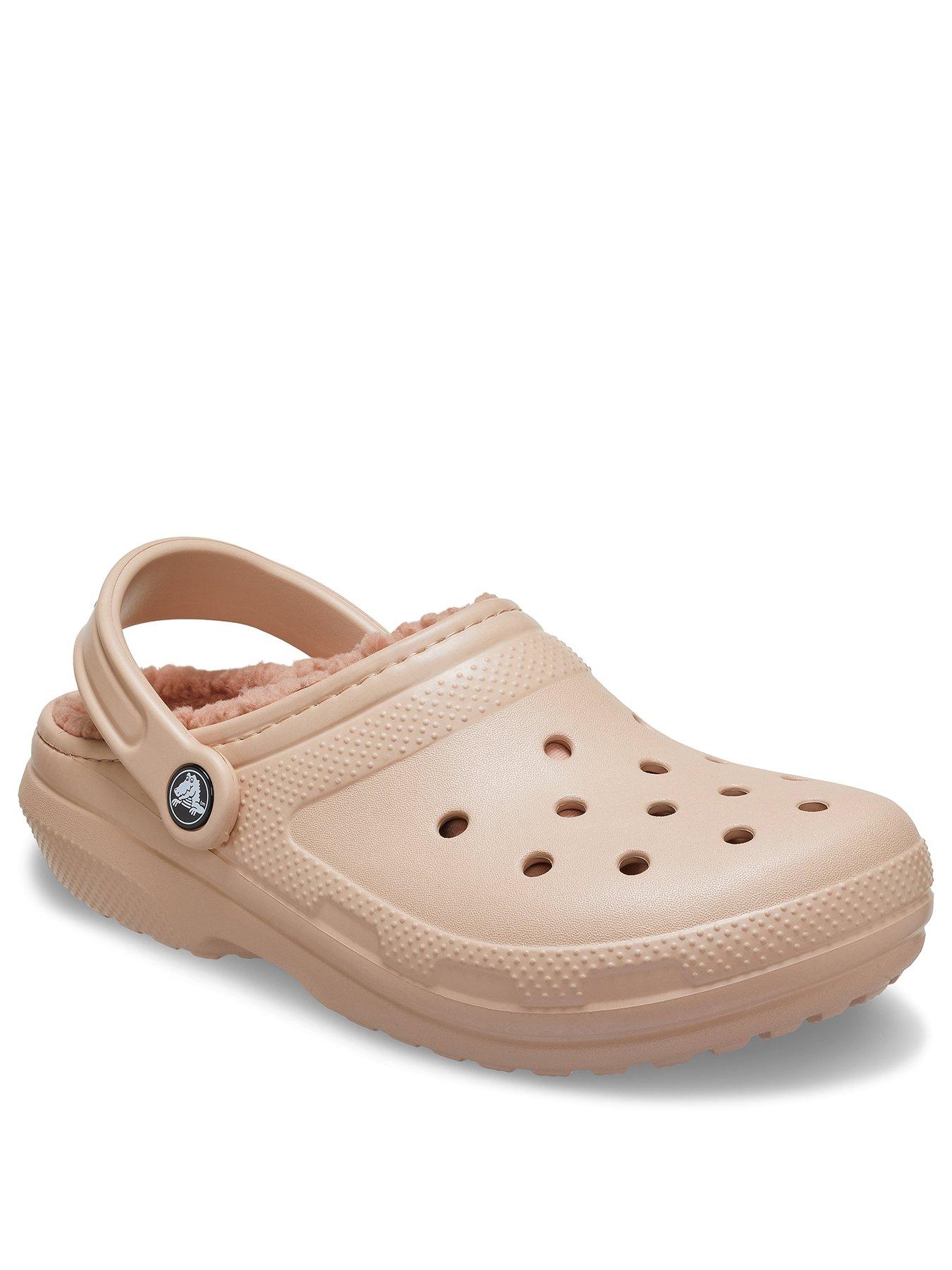 stillFront image of crocs-classic-lined-clog-pink