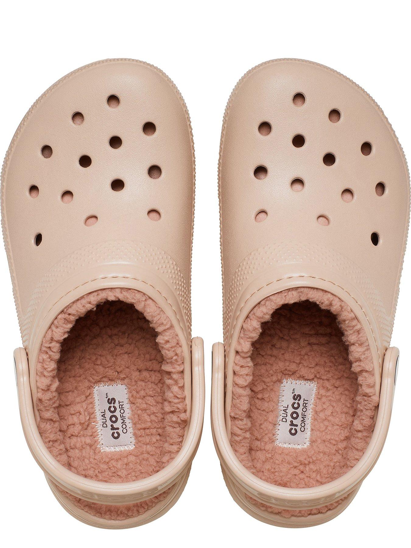  image of crocs-classic-lined-clog-pink