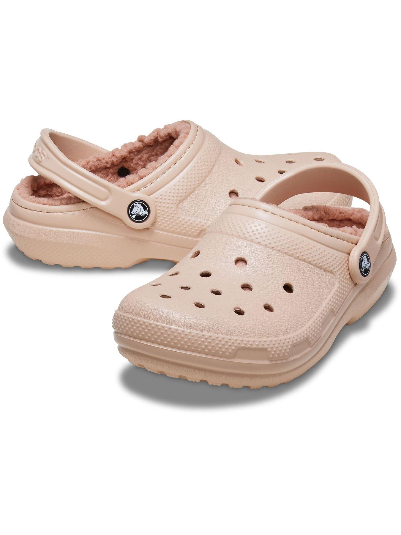  image of crocs-classic-lined-clog-pink