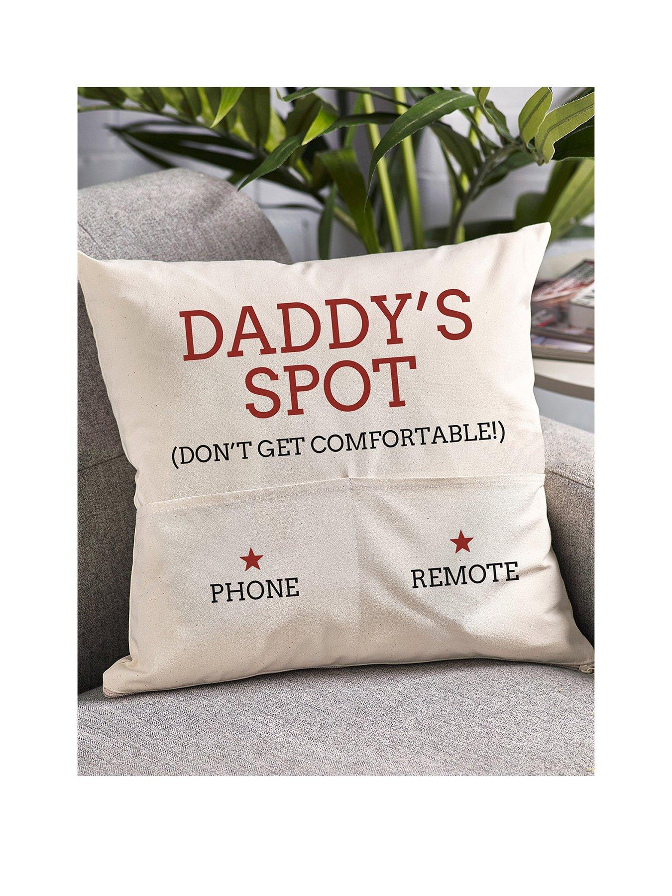 undefined Personalised Coloured Spot Pocket Cushion