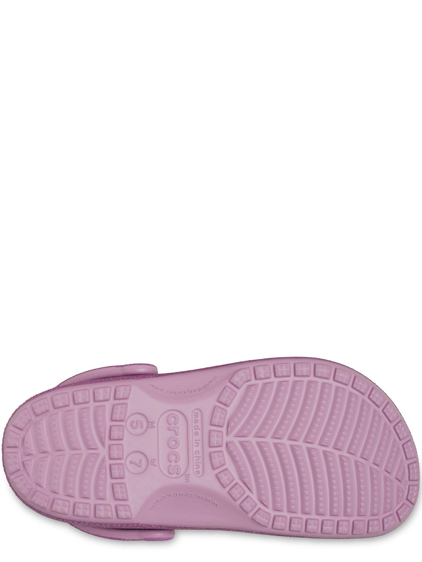 Image 5 of 6 of Crocs Classic Iridescent Glitter Clog - Purple