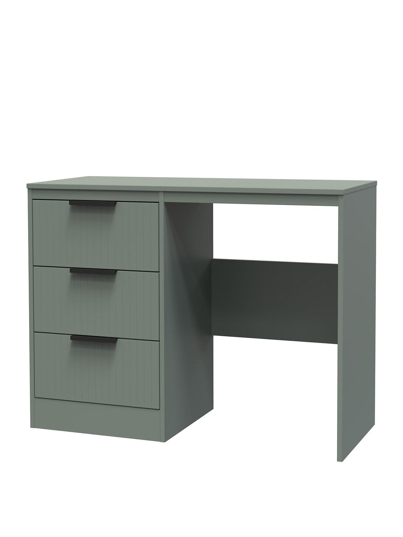 back image of swift-nevada-ready-assemblednbsp3-drawer-deskdressing-table-green