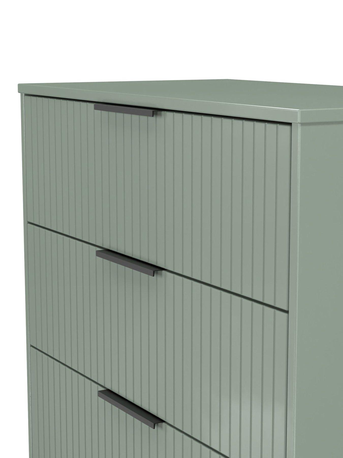  image of swift-nevada-ready-assemblednbsp4-drawer-graduatednbspchest-green