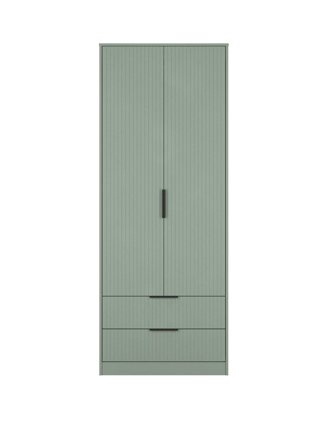 swift-nevada-ready-assembled-2-door-2-drawer-wardrobe-green