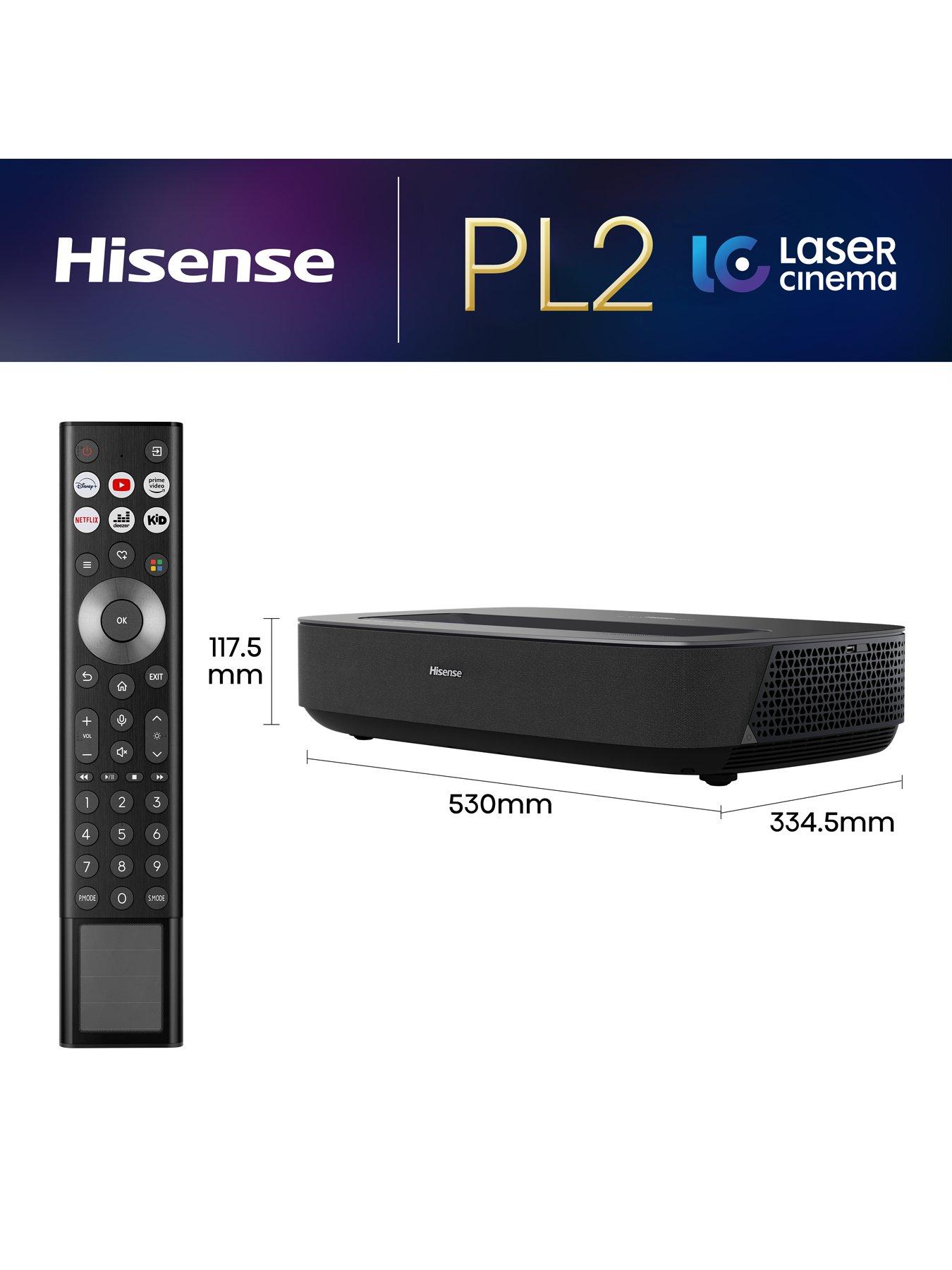  image of hisense-laser-cinema-pl2-ultra-short-throw-smart-projector