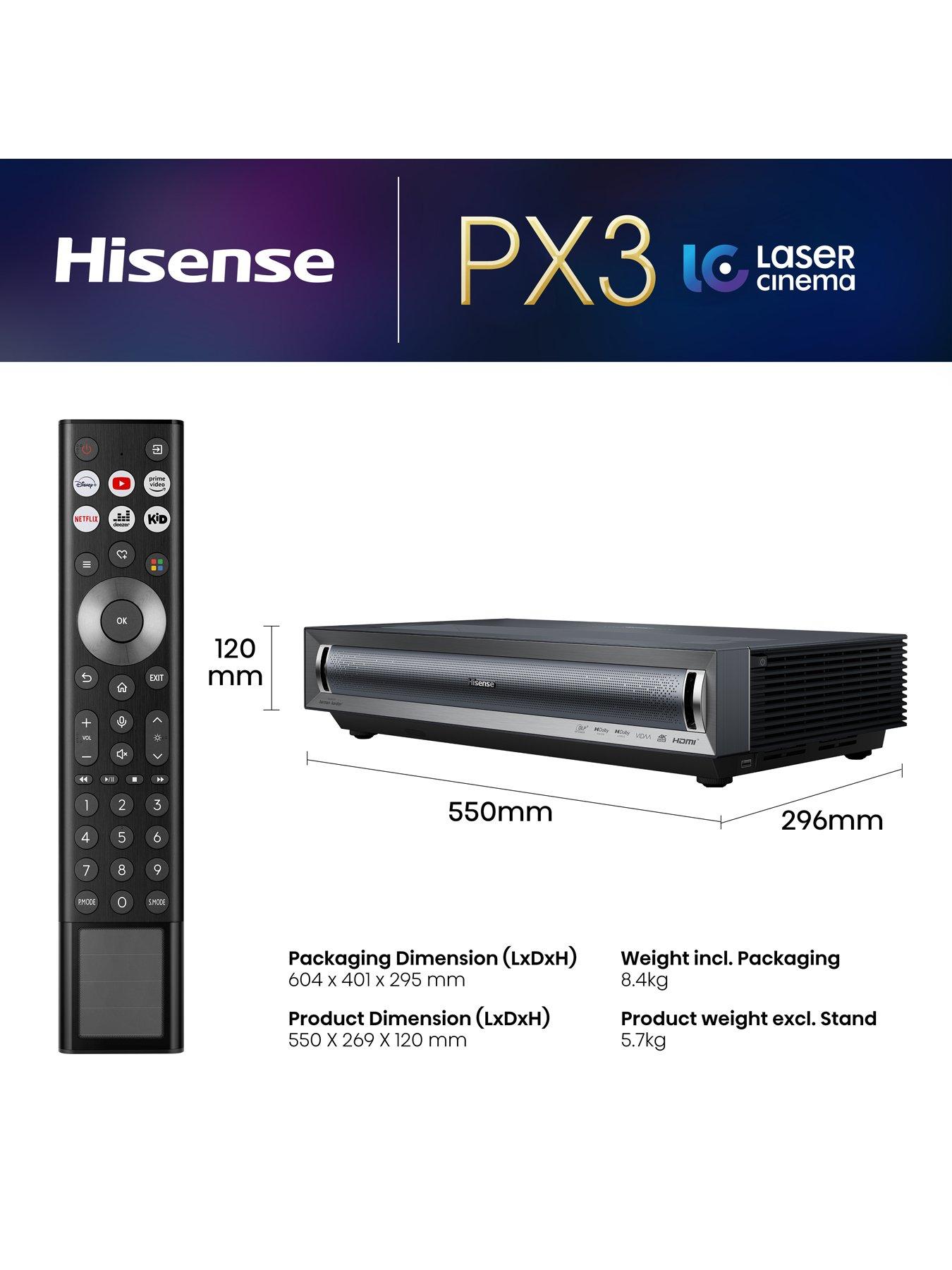  image of hisense-px3tuk-4k-laser-cinema-trichroma-projector
