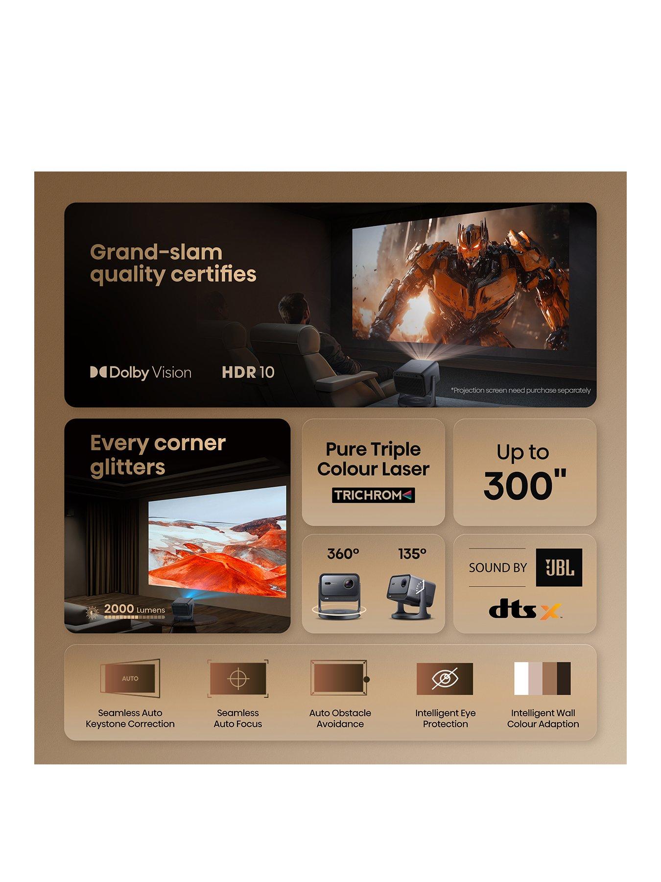 image of hisense-c2tuk-4k-trichroma-smart-mini-projector