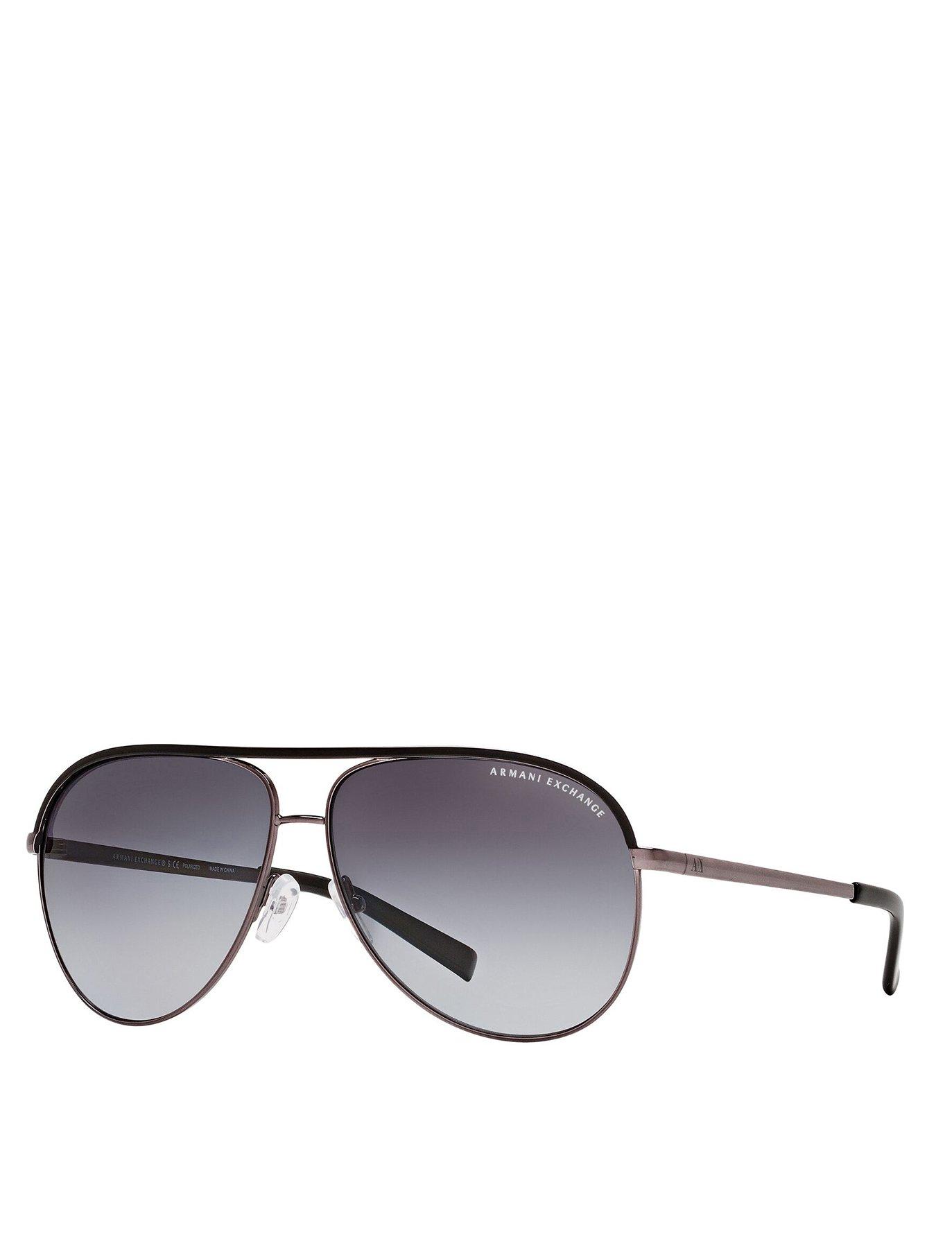 armani-exchange-0ax2002-pilot-sunglasses-black