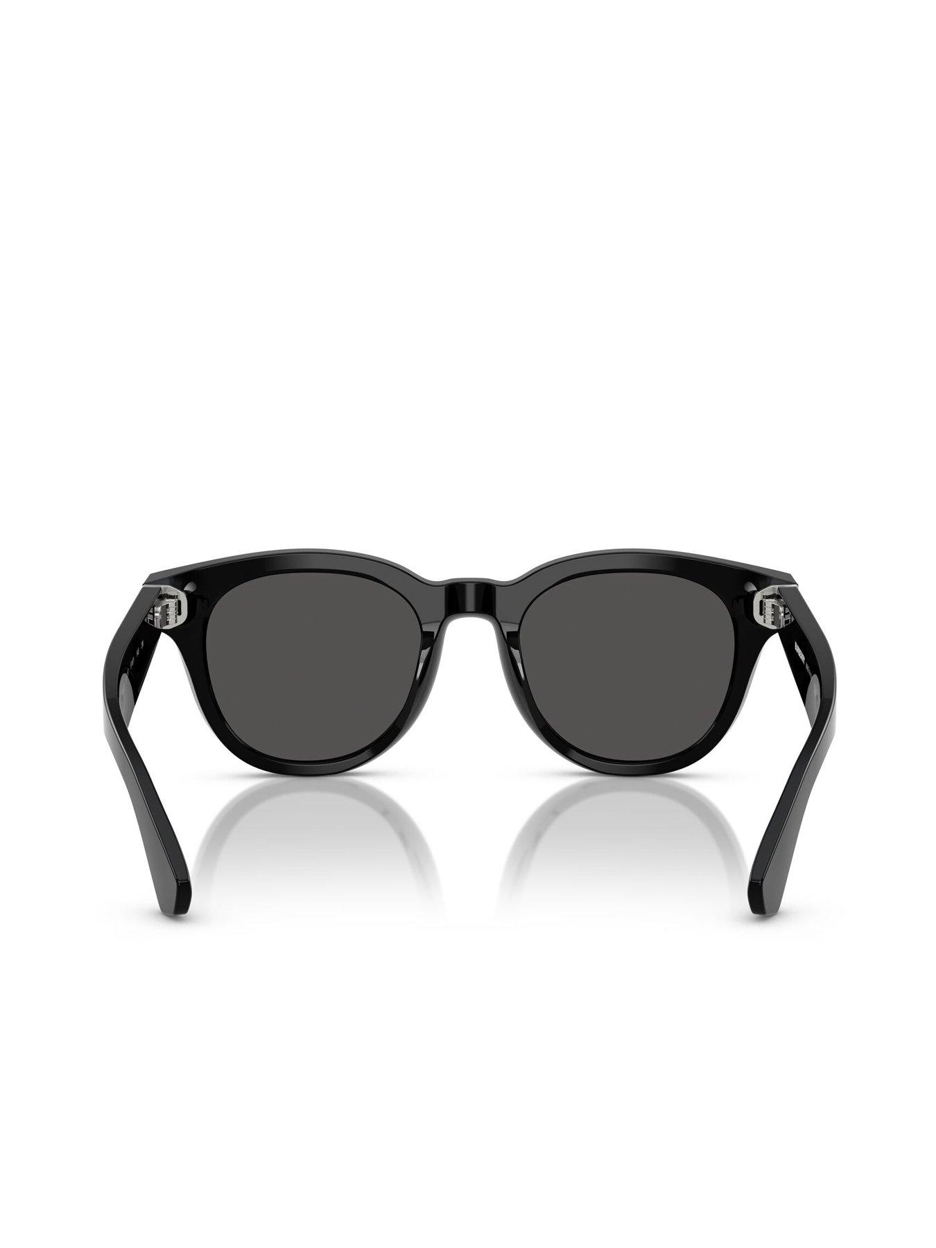 Image 4 of 4 of Burberry Round Sunglasses - Black