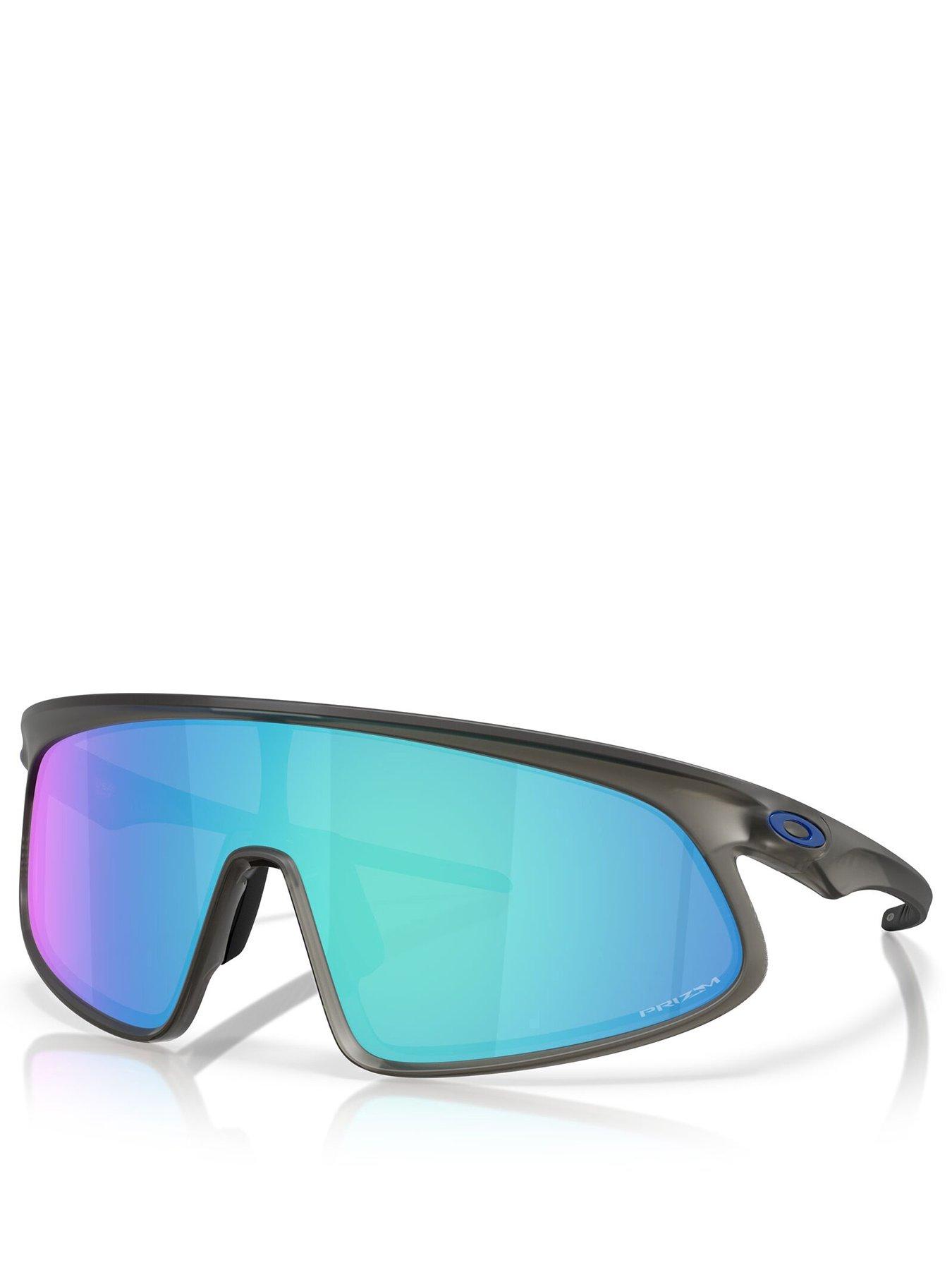  image of oakley-sunglasses-rslv-rectangle-sunglasses-grey