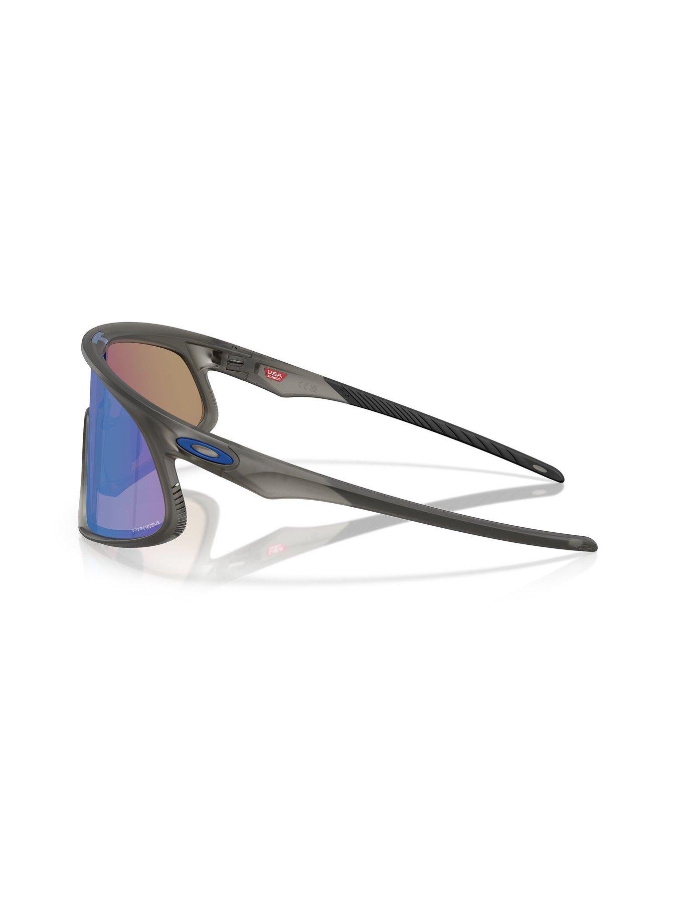  image of oakley-sunglasses-rslv-rectangle-sunglasses-grey