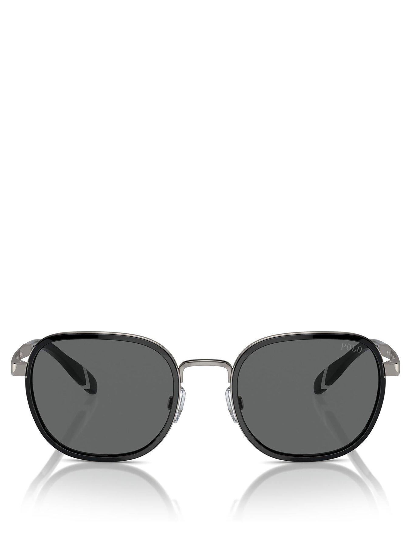 Image 3 of 4 of Polo Ralph Lauren 0Ph3151 Square Sunglasses - Black