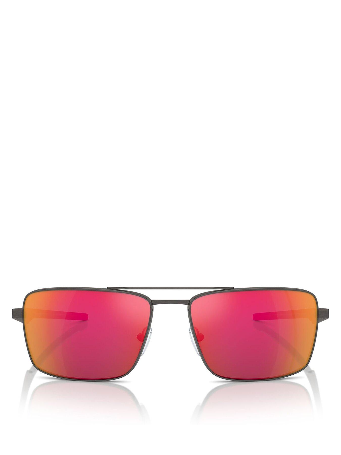 Image 3 of 4 of Ferrari Scuderia 0Fz5001 Rectangle Sunglasses- Black