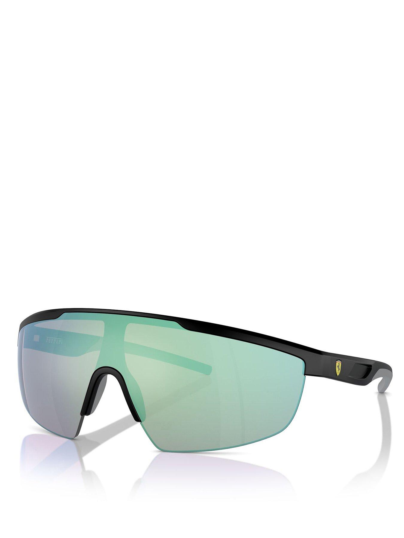 Ferrari Scuderia 0Fz6005U Rectangle Sunglasses- Black