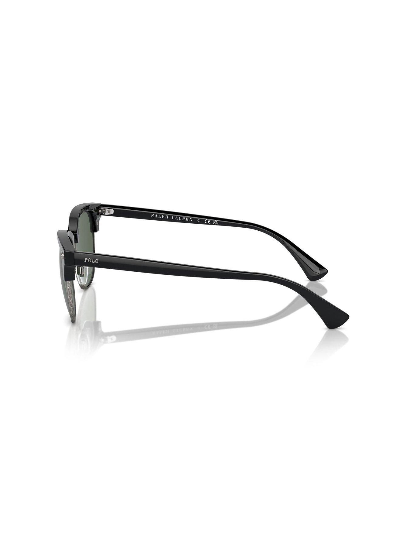 Image 2 of 4 of Polo Ralph Lauren 0Ph4217 Round Sunglasses- Black