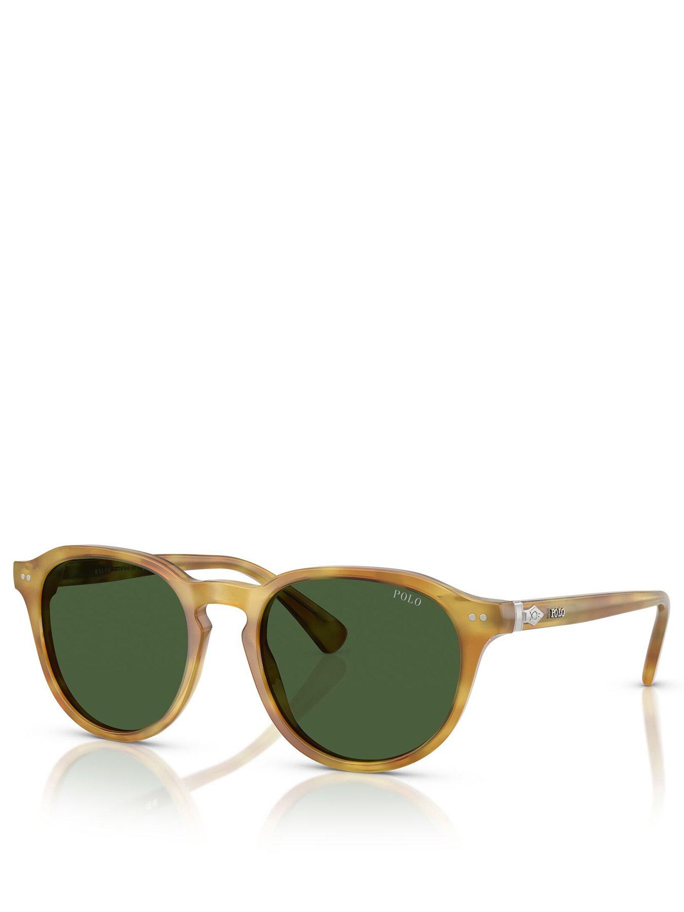 Image 1 of 4 of Polo Ralph Lauren 0Ph4221 Phantos Sunglasses- Yellow