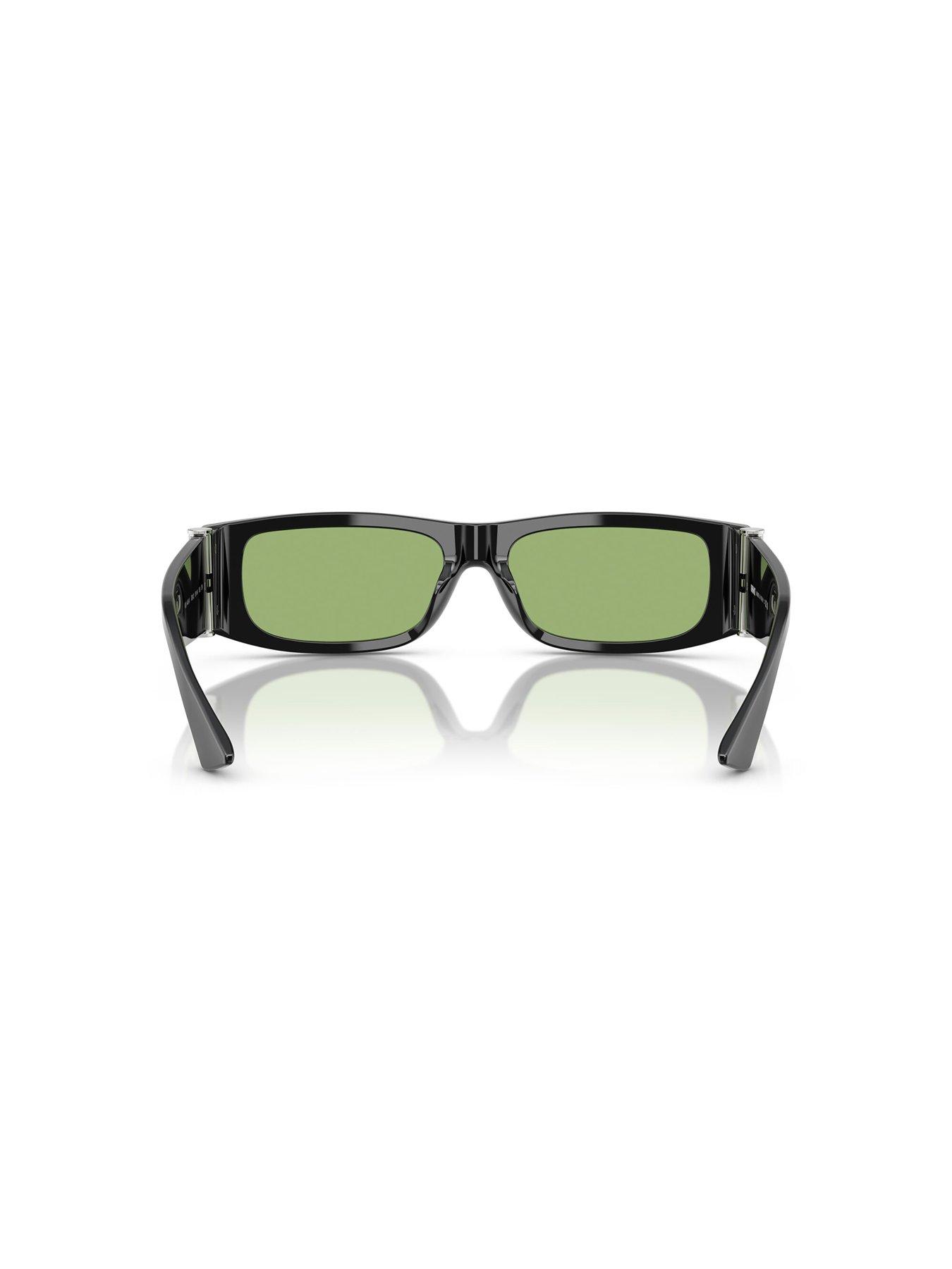 Image 4 of 4 of VERSACE 0Ve4476U Rectangle Sunglasses- Black