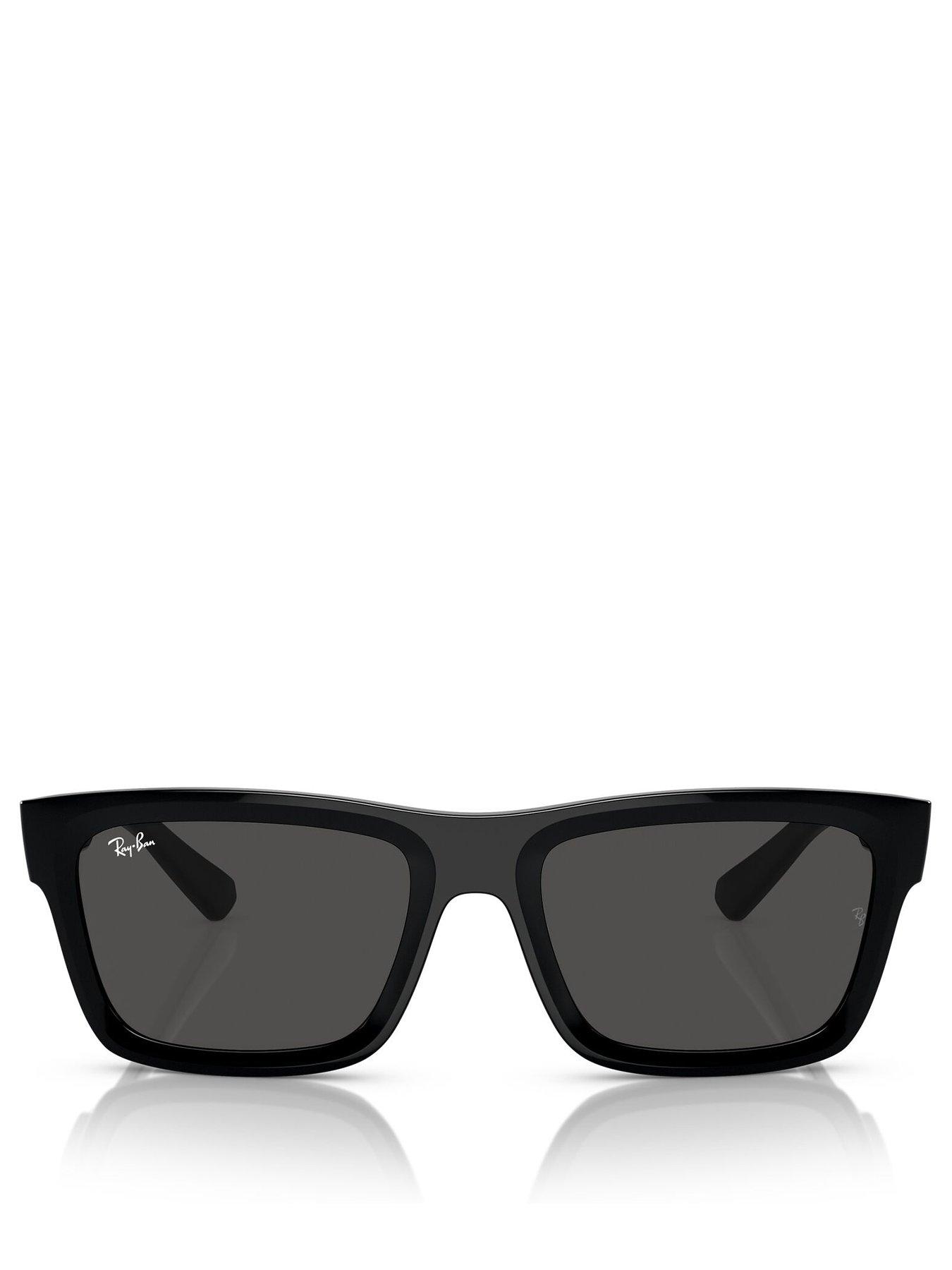 Image 3 of 4 of Ray-Ban Warren Rectangle Sunglasses- Black
