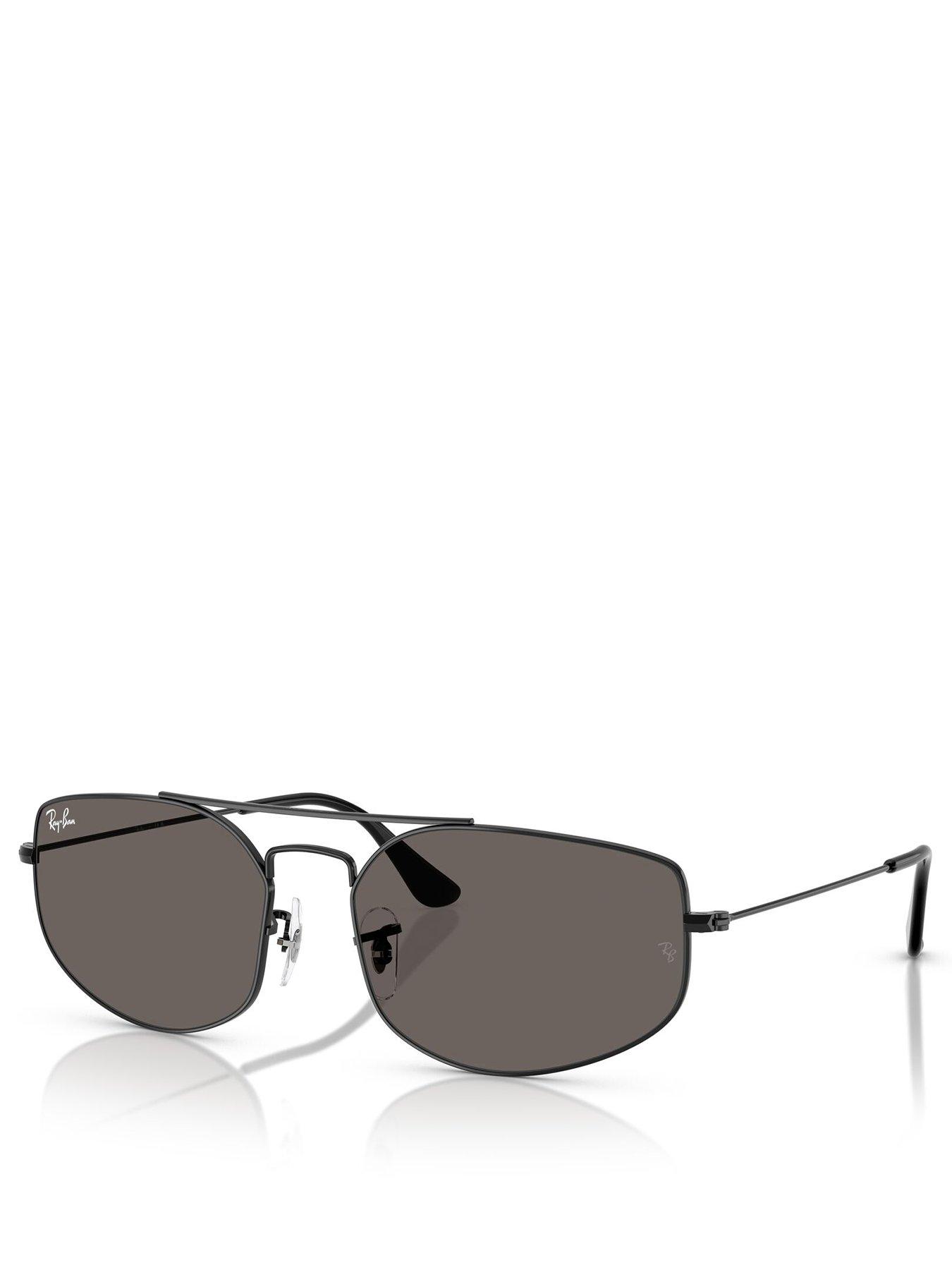 Image 1 of 4 of Ray-Ban Explorer 5 Irregular Sunglasses- Black