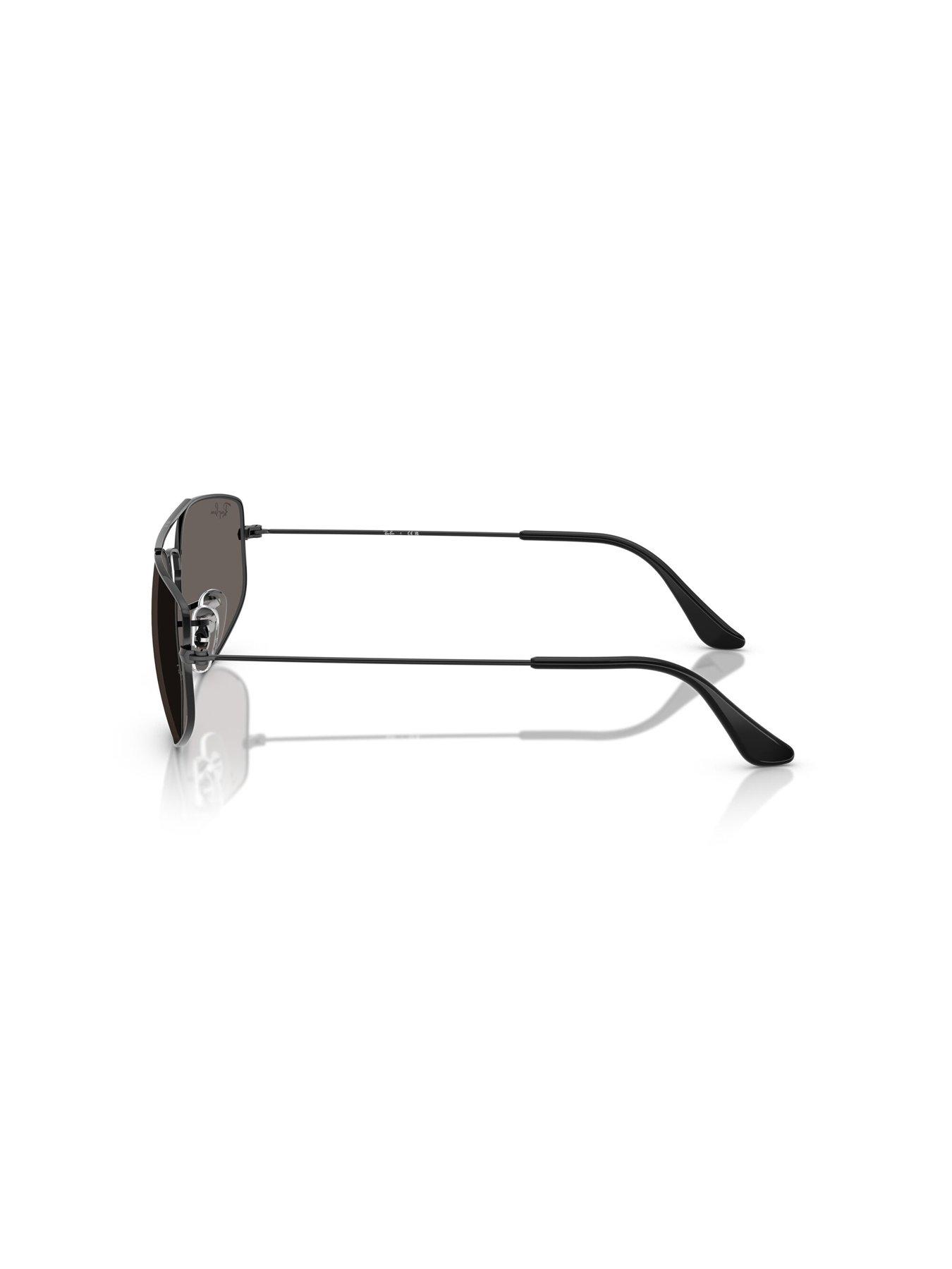 Image 2 of 4 of Ray-Ban Explorer 5 Irregular Sunglasses- Black