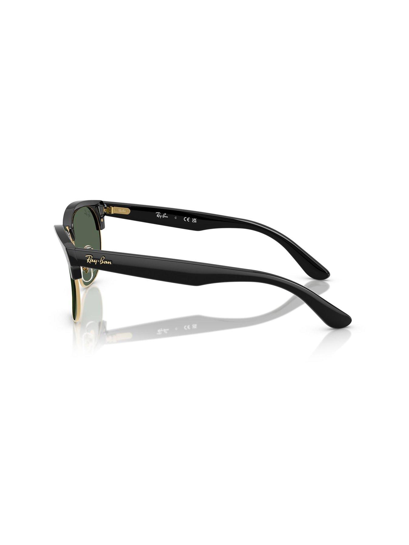  image of ray-ban-clubmaster-reverse-square-sunglasses-black