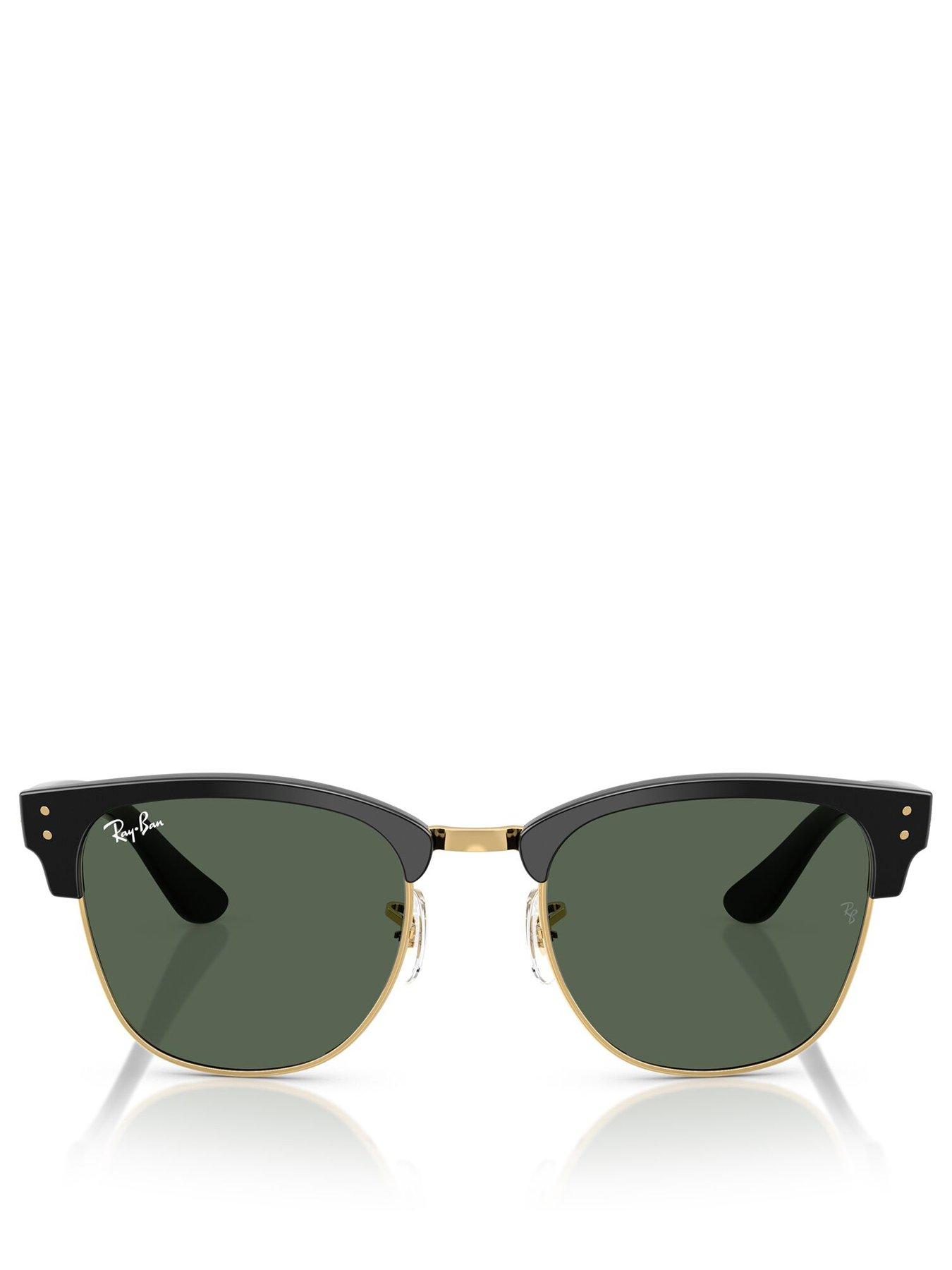  image of ray-ban-clubmaster-reverse-square-sunglasses-black