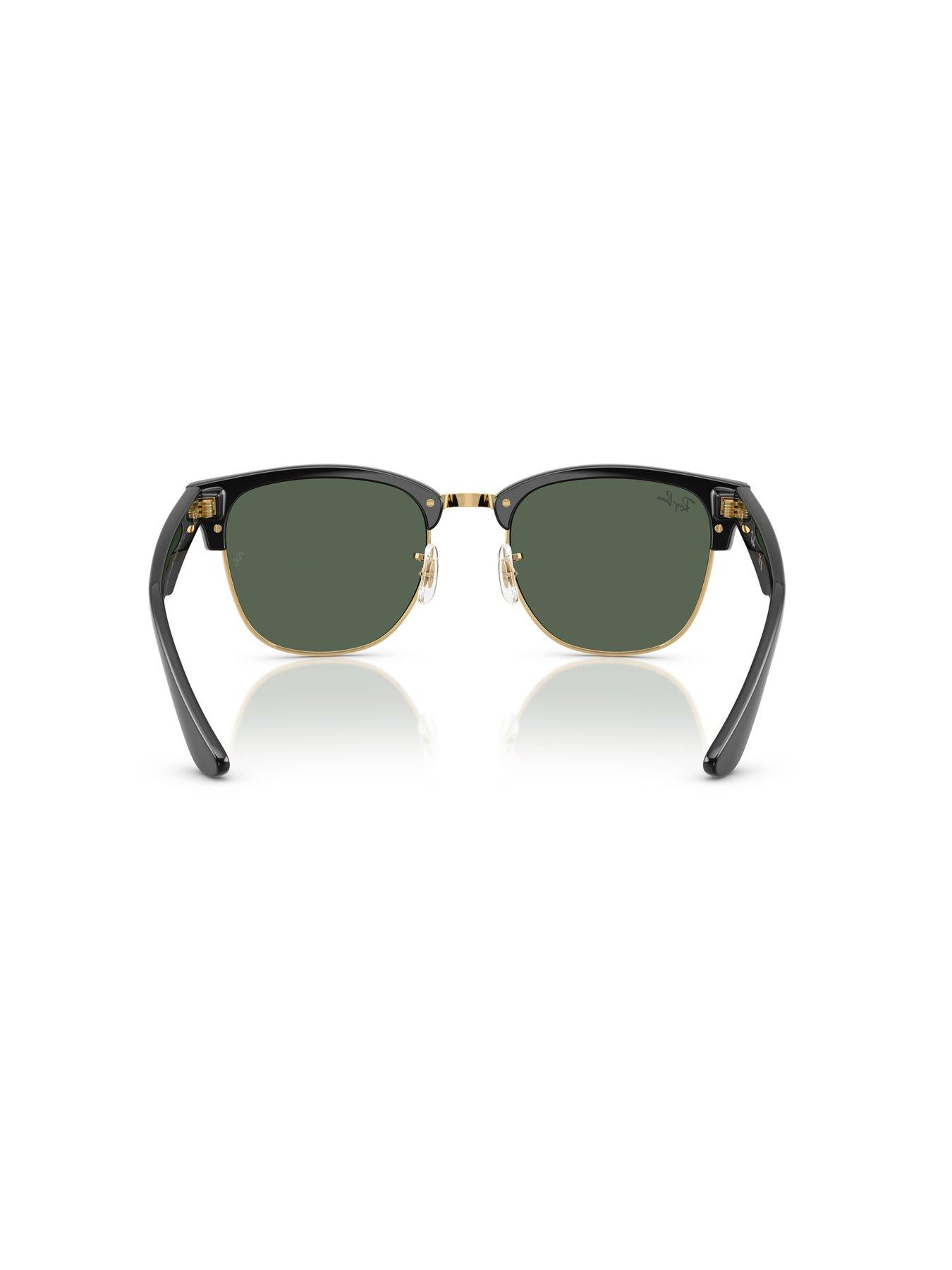  image of ray-ban-clubmaster-reverse-square-sunglasses-black