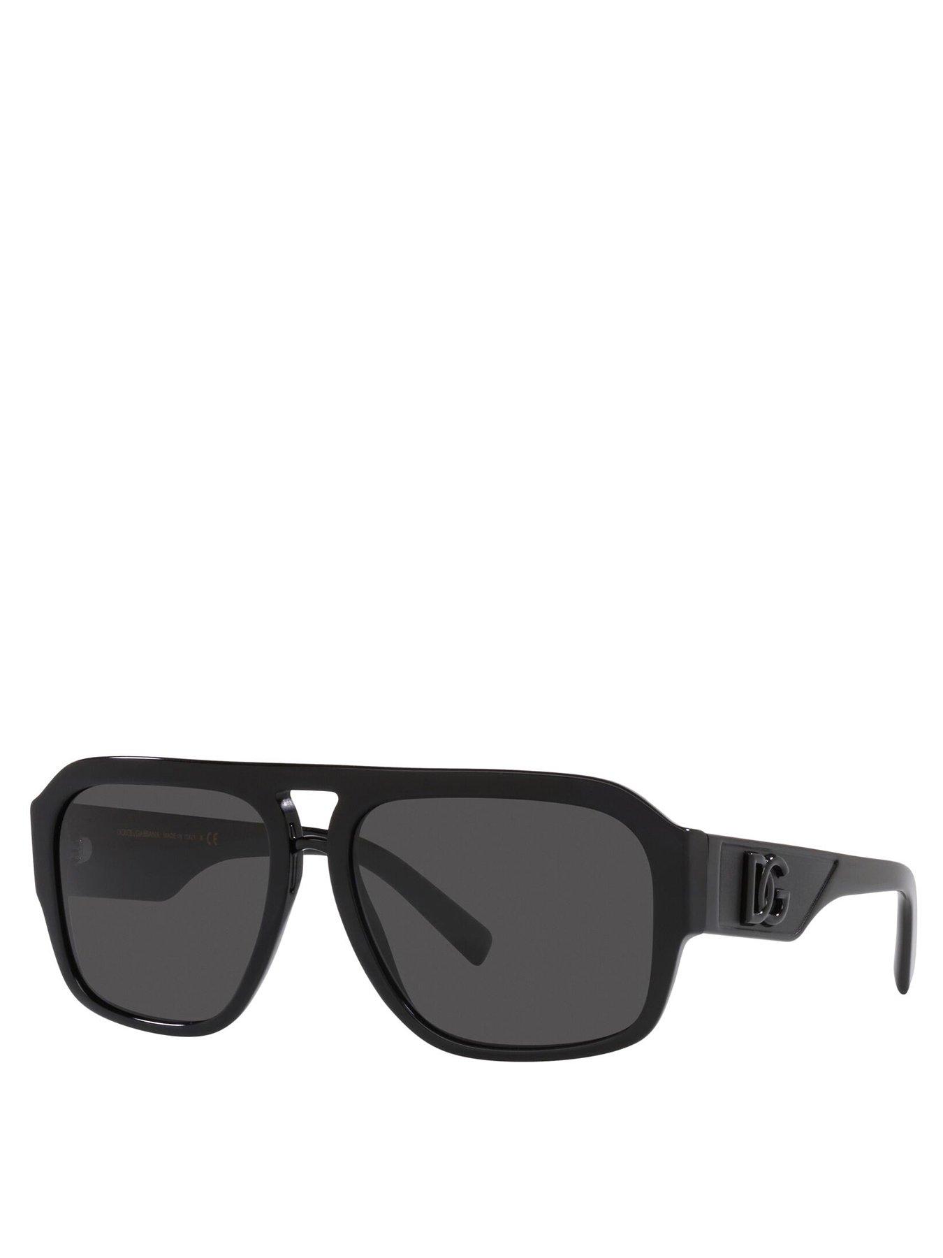 Image 1 of 4 of Dolce & Gabbana Dolce &amp; Gabbana 0dg4403 Pilot Sunglasses-black