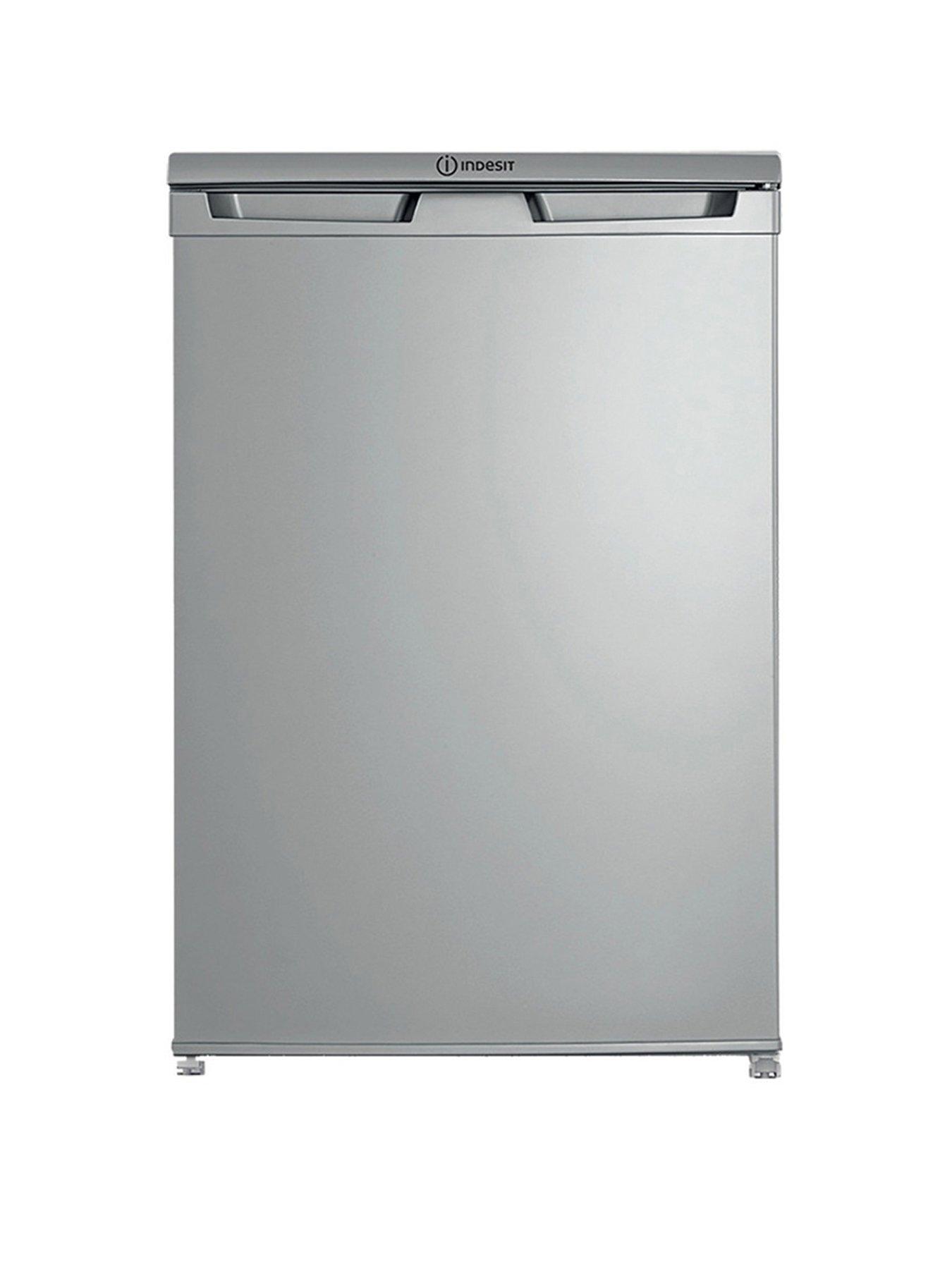 Indesit I55V1112SUK Freestanding Undercounter Fridge - Silver