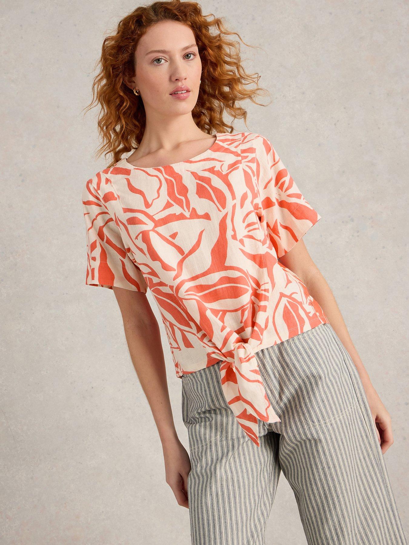 undefined Sara Tie Hem Top
