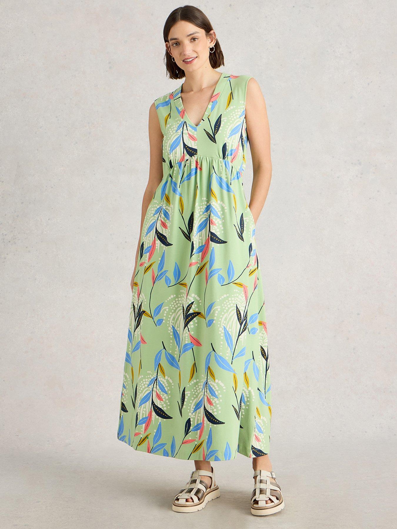 undefined Archer Jersey Maxi Dress - Green