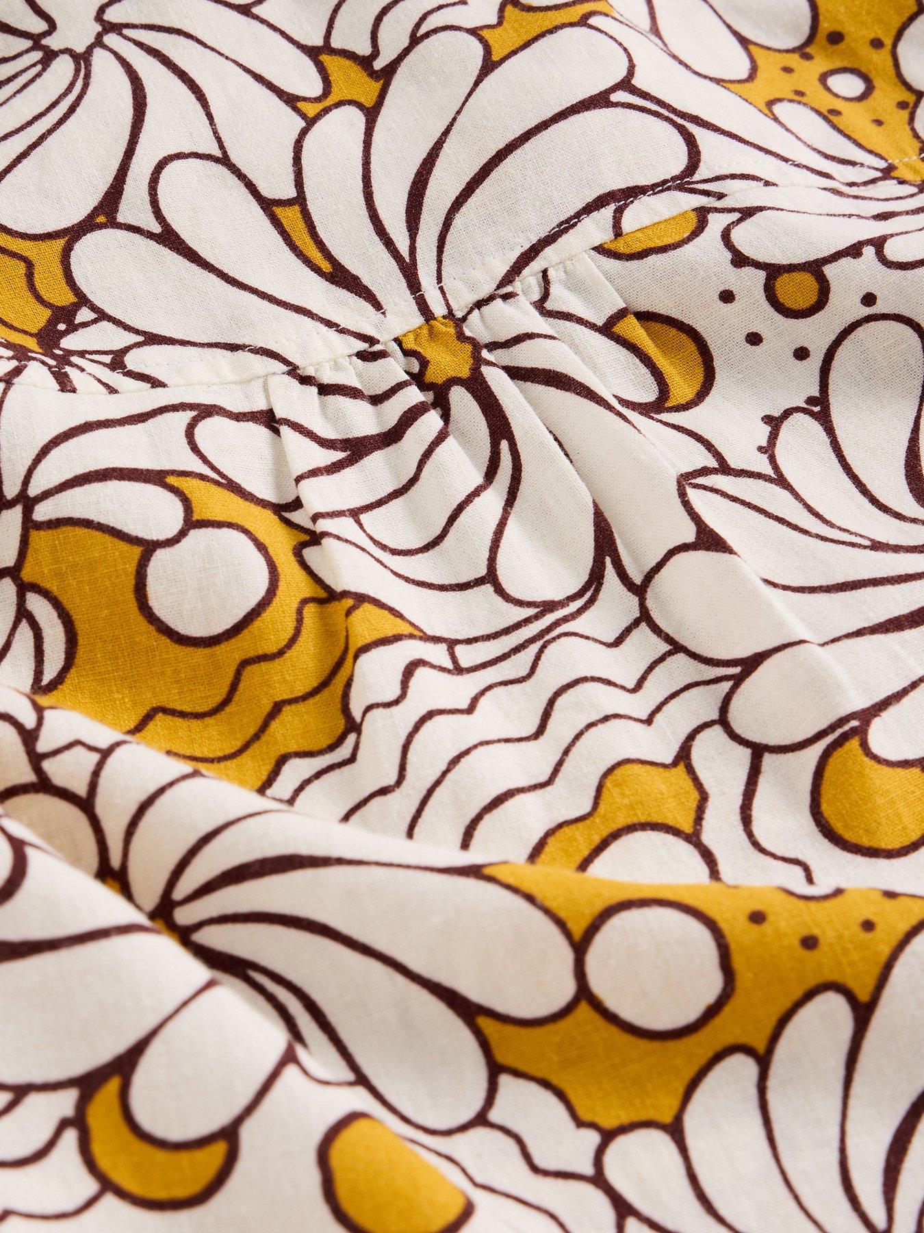  image of white-stuff-otto-linen-blend-dress
