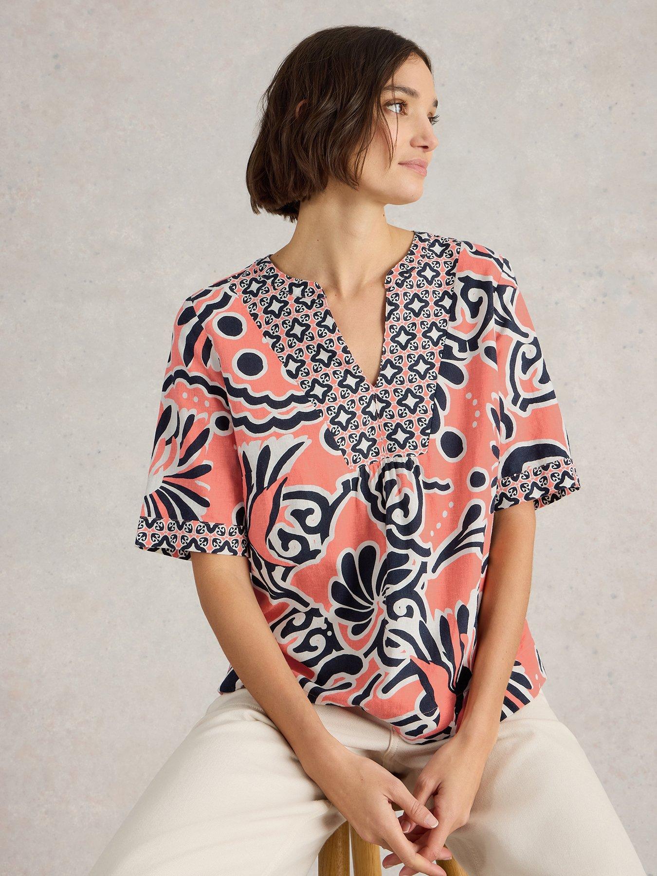 undefined Ash Linen Blend Top