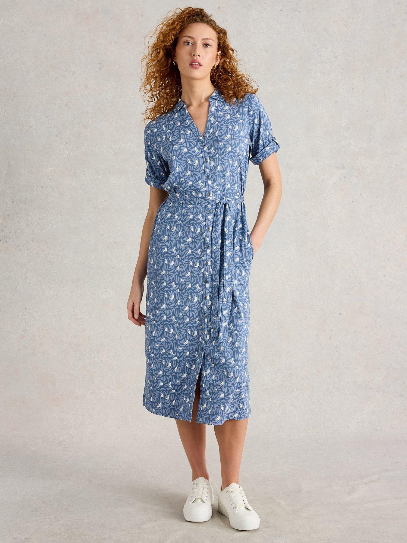undefined Annie Jersey Shirt Dress