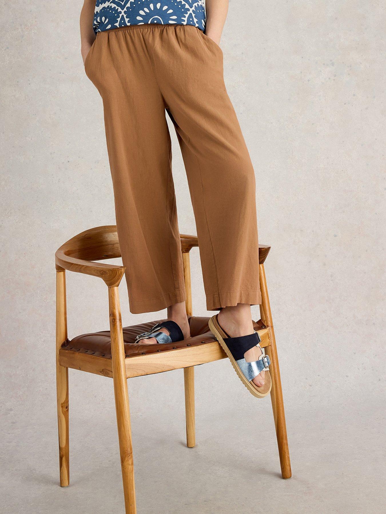 undefined Shelly Linen Blend Culotte