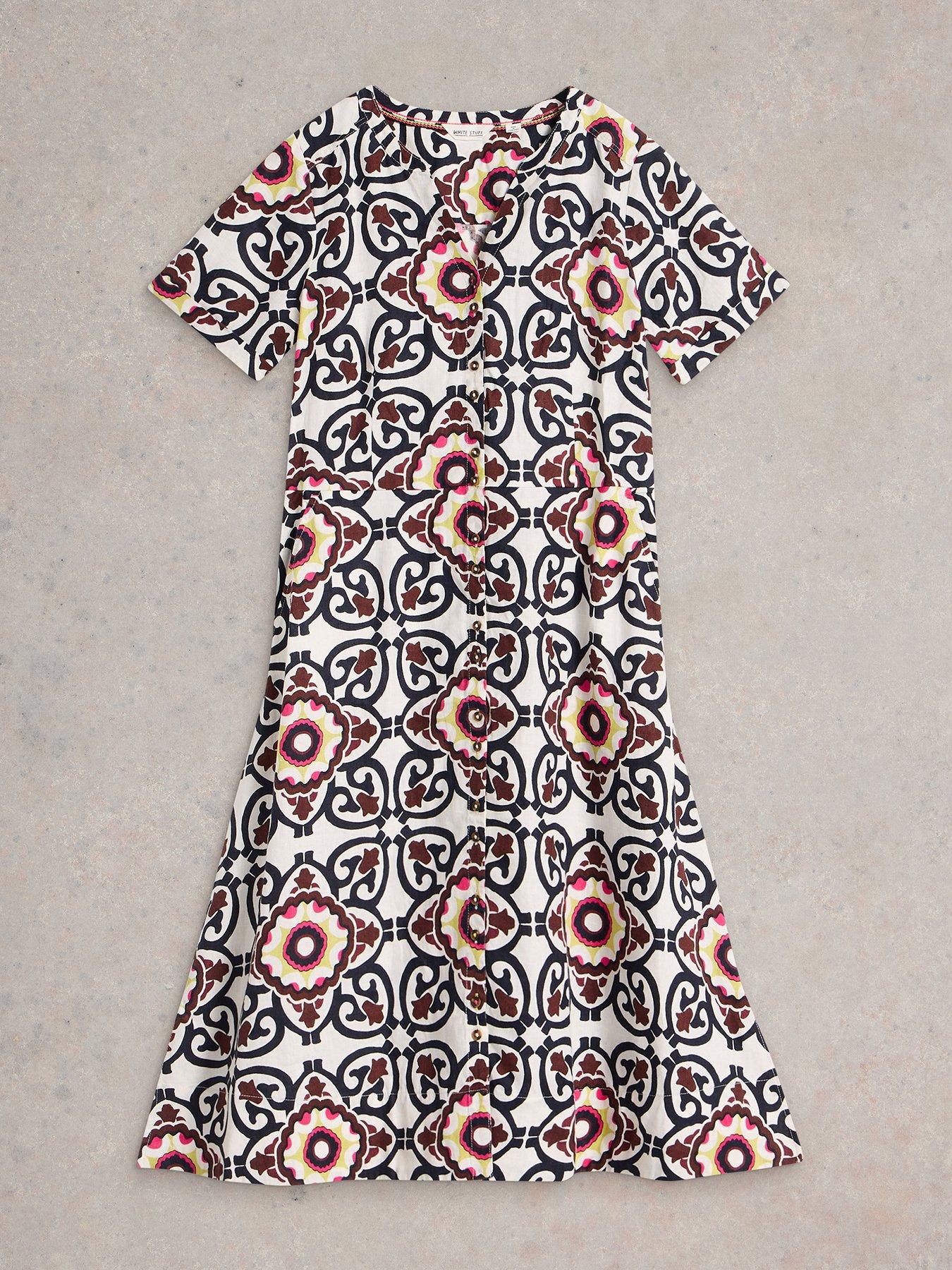  image of white-stuff-iris-linen-dress