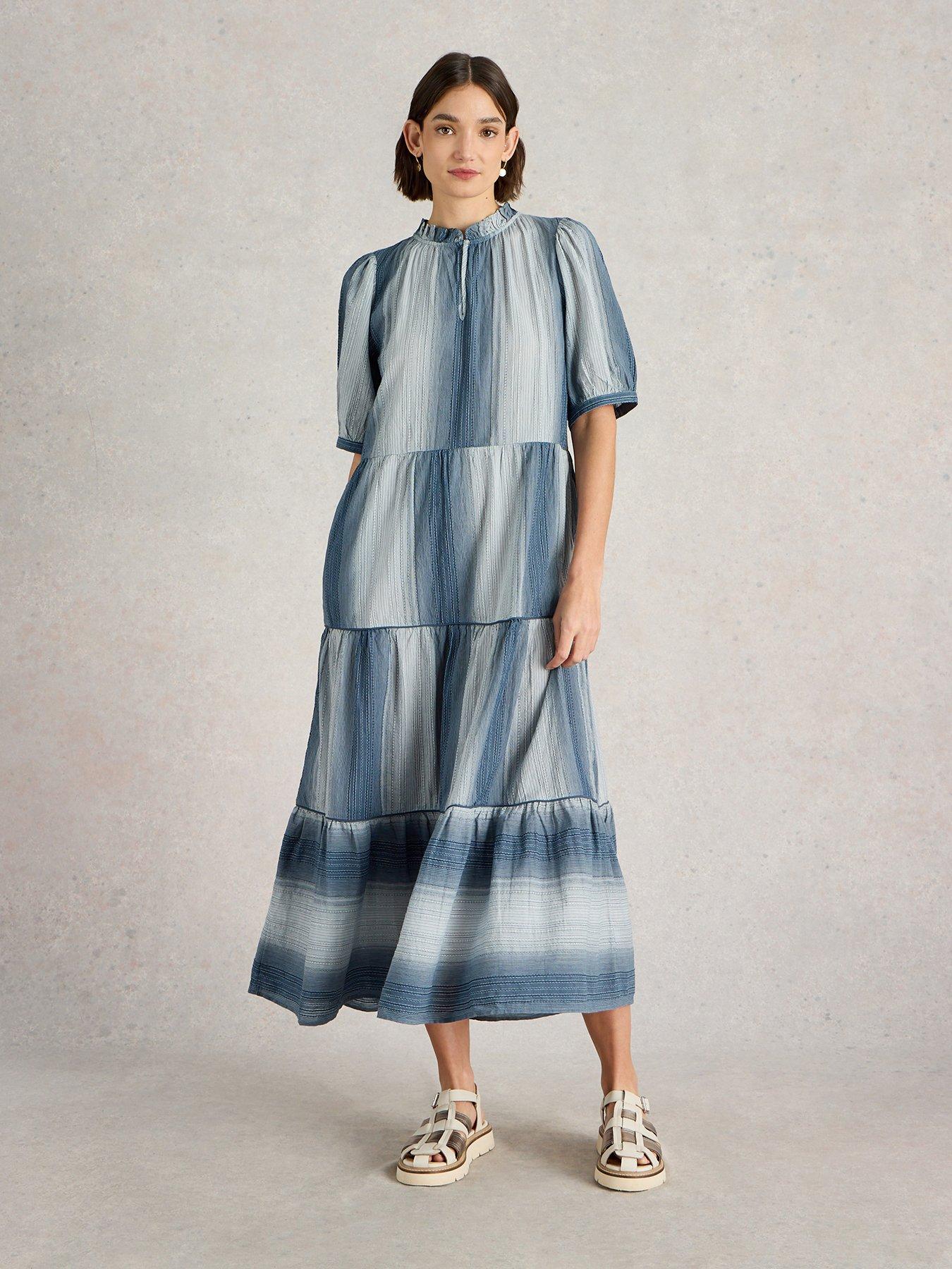 undefined Halle Stripe Maxi Dress