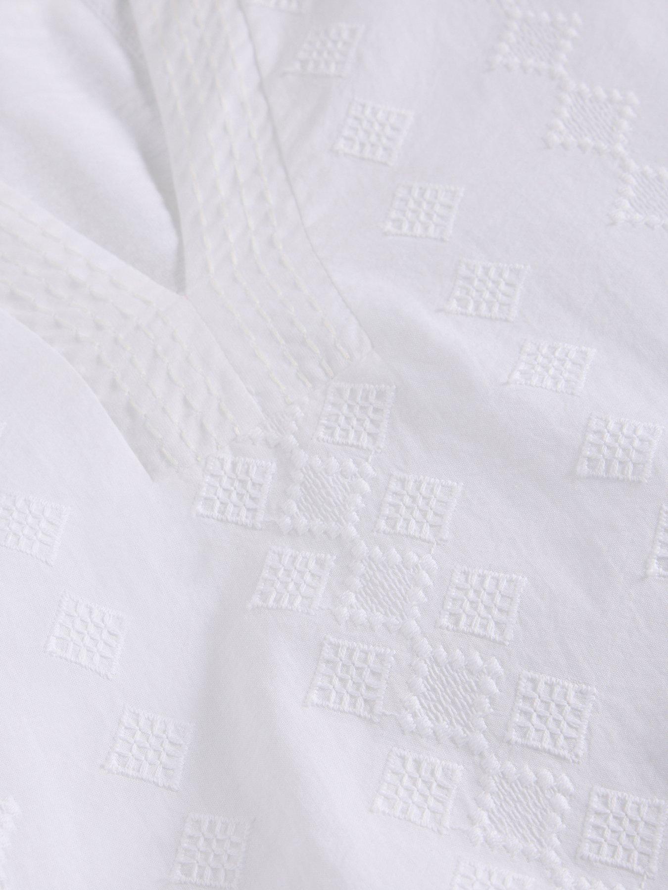 Image 6 of 6 of White Stuff Weaver Notch Neck Top