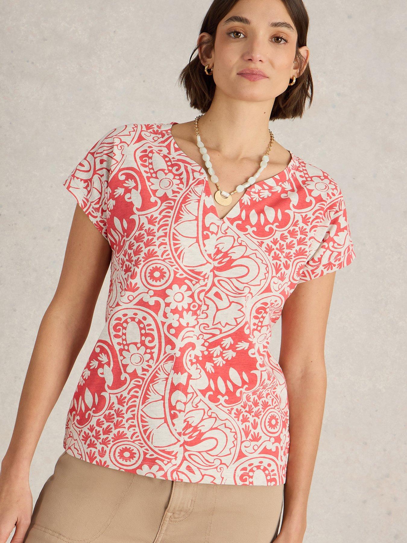 undefined Nelly Notch Neck Tee