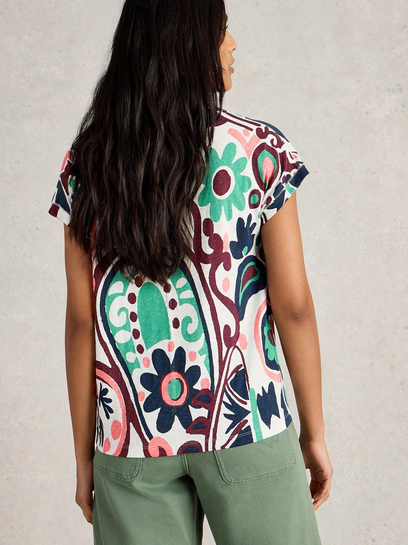  image of white-stuff-nelly-notch-neck-tee