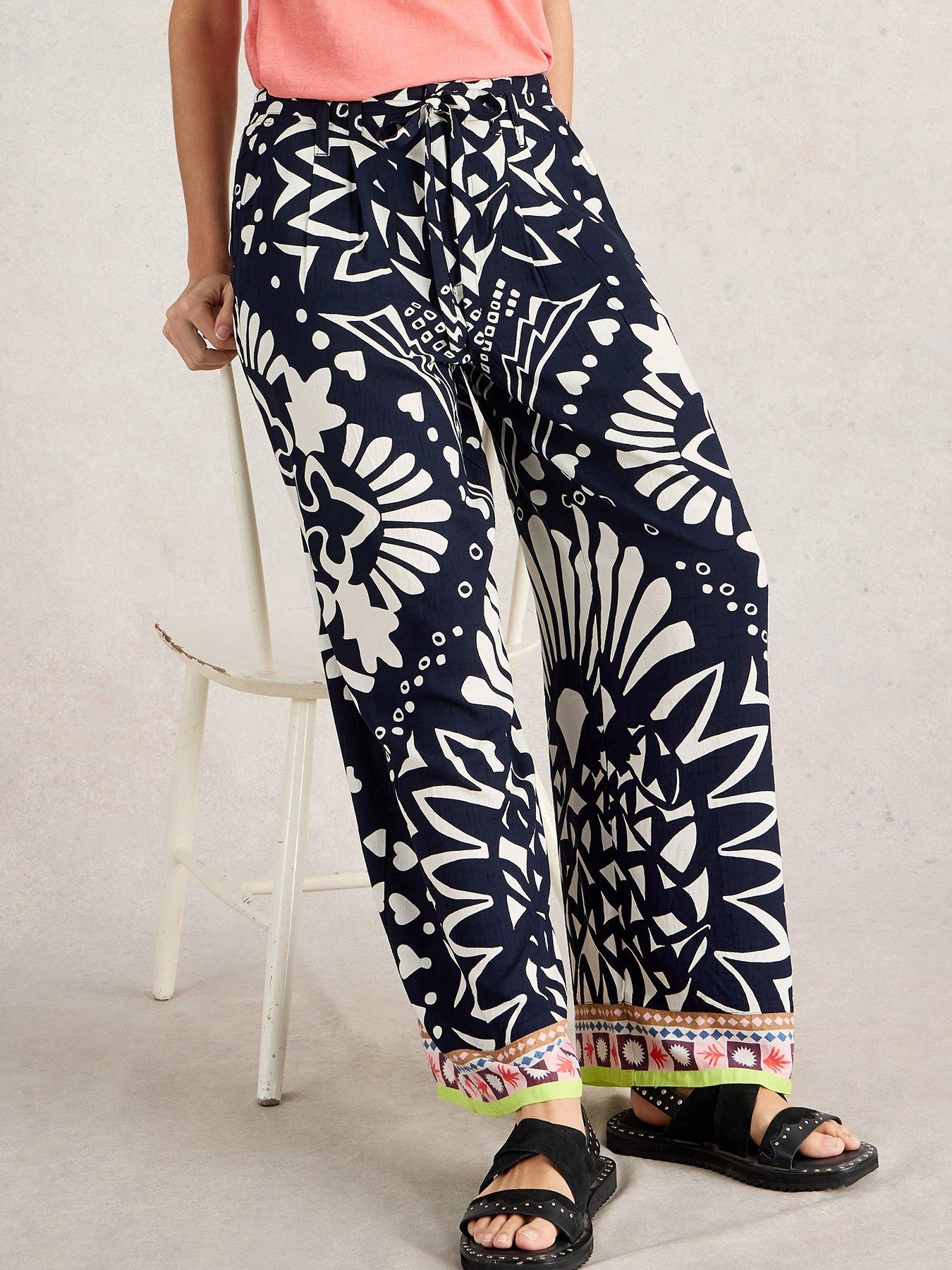 undefined Farah Wide Leg Trouser