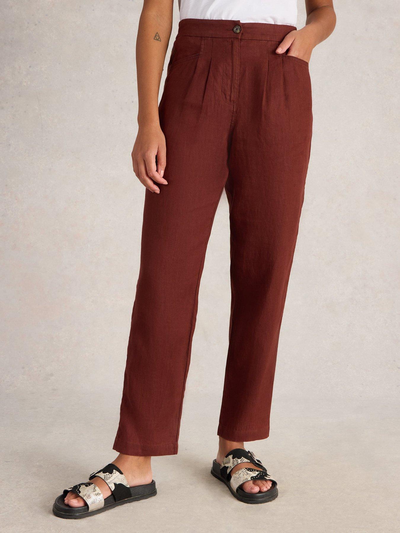 undefined Rowena Linen Trouser