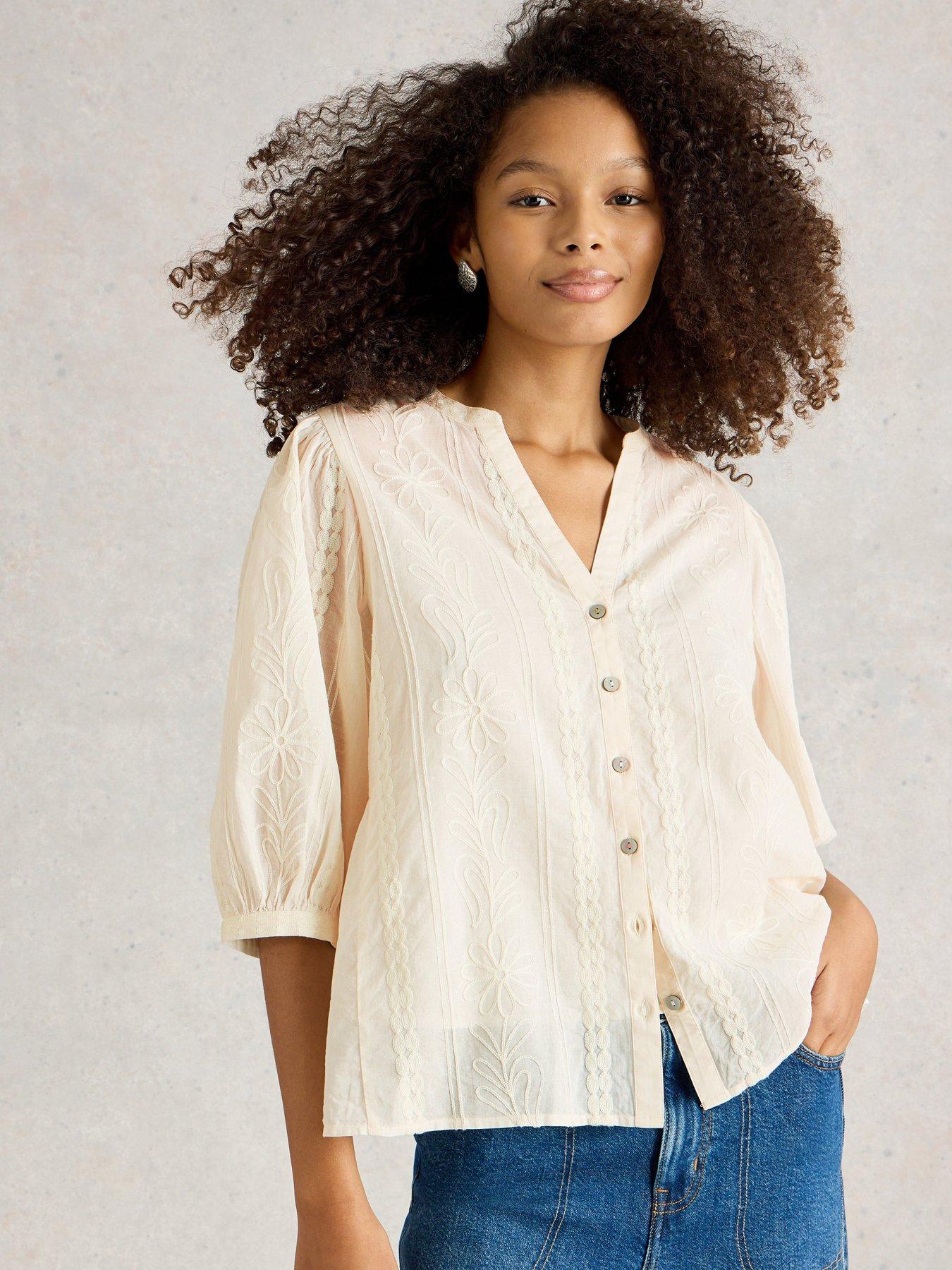 undefined Piper Embroidered Top