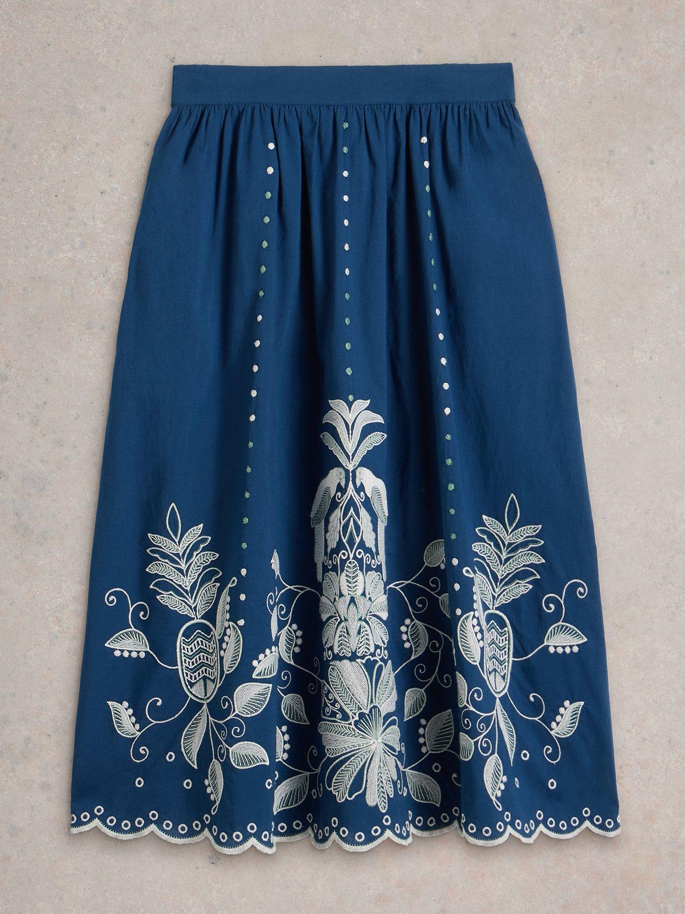  image of white-stuff-calypso-embroidered-skirt