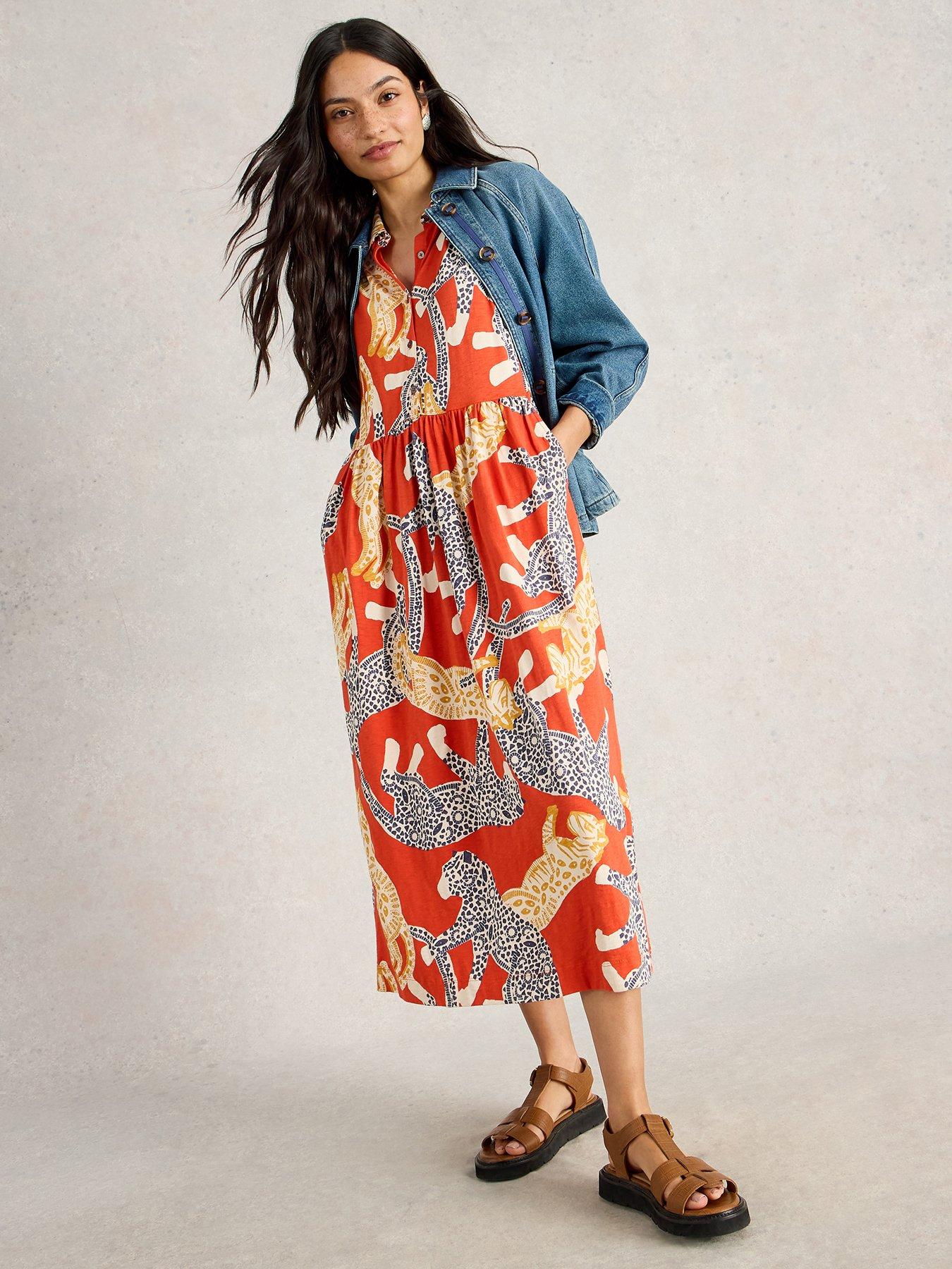  image of white-stuff-rylee-jersey-shirt-dress-red