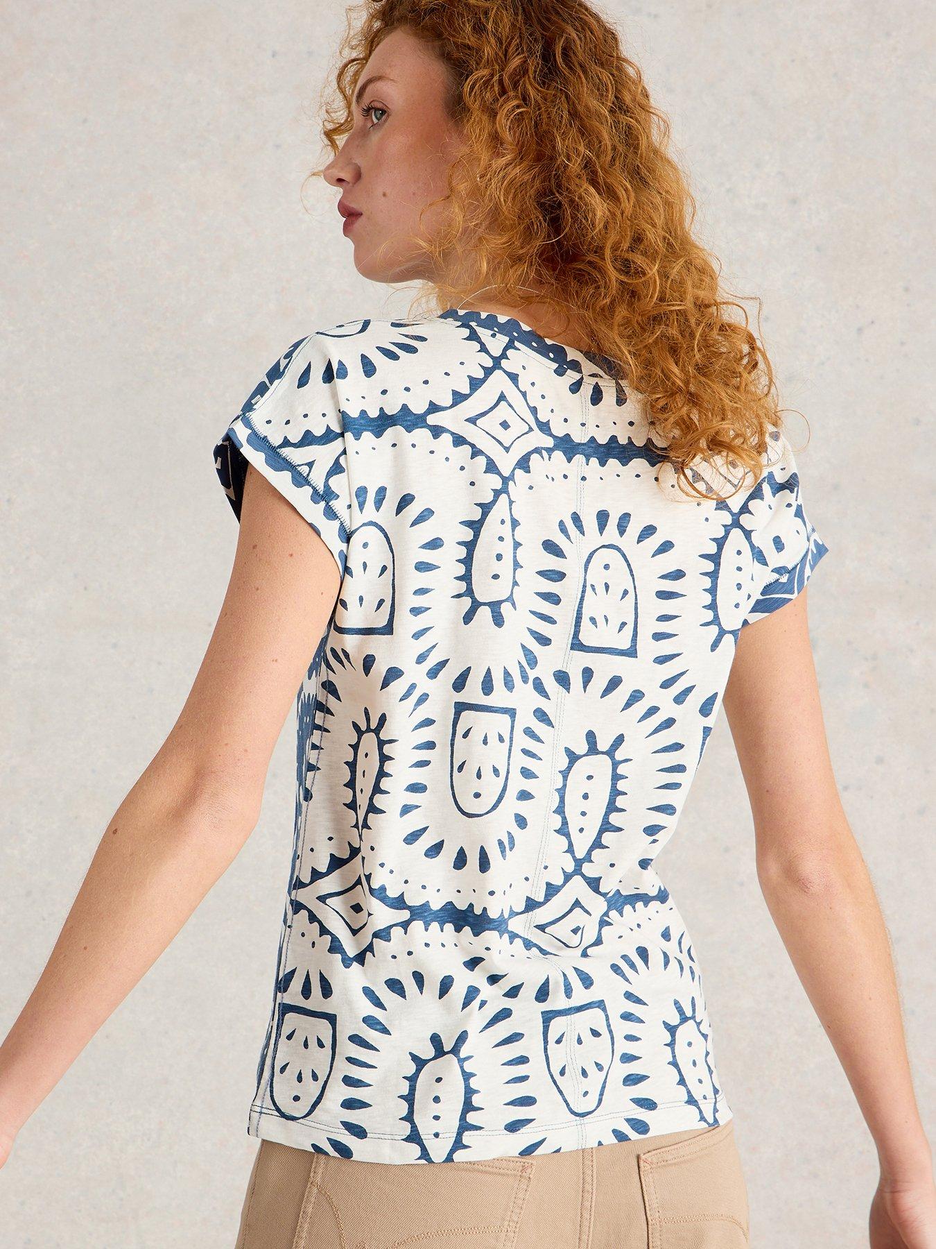  image of white-stuff-nelly-notch-neck-tee