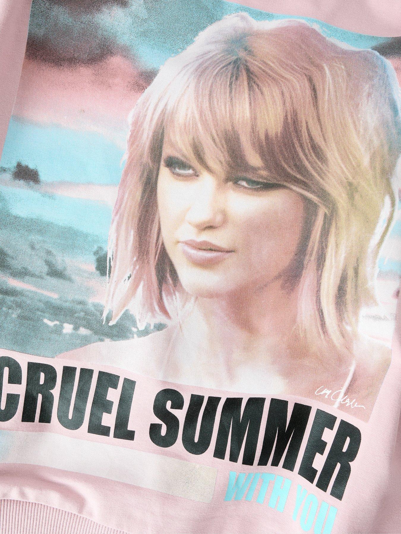  image of name-it-girls-cruel-summer-taylor-swift-sweatshirt-pink